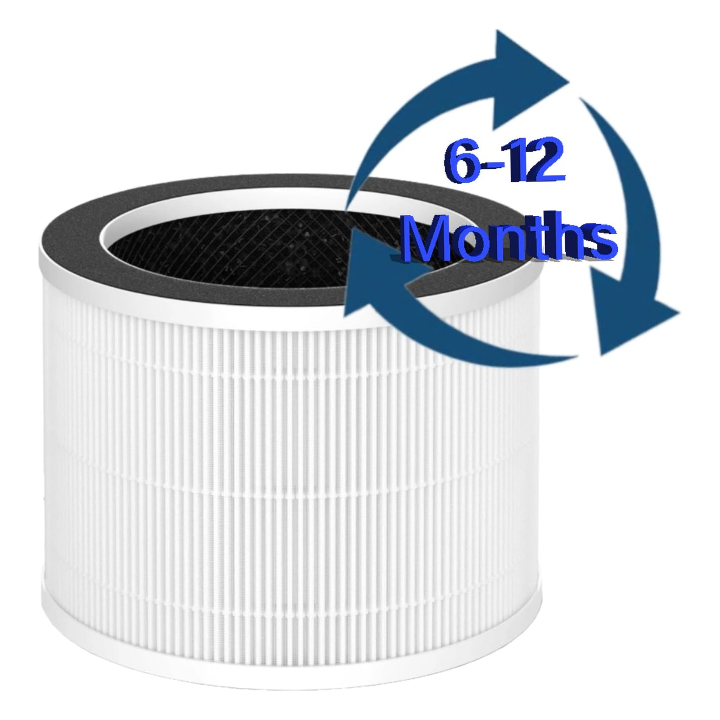 2 Pack Moon Replacement Filter for Sterra Moon Air Purifier, 3 in 1, H13 True HEPA with Activated Carbon and Pre-Filter