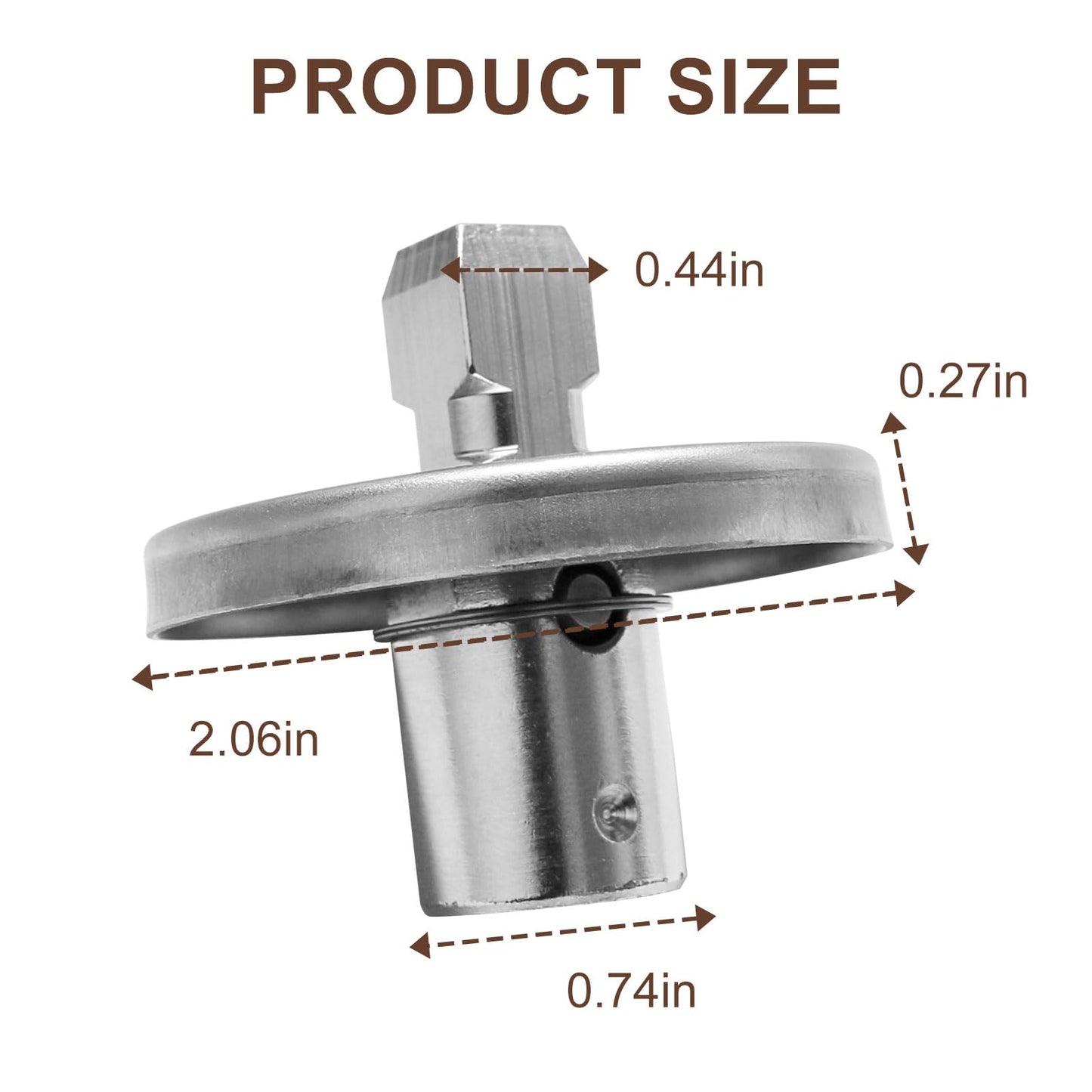 for Waring 502696 CB15 CB15T Commercial Gallon Blender Drive Coupling