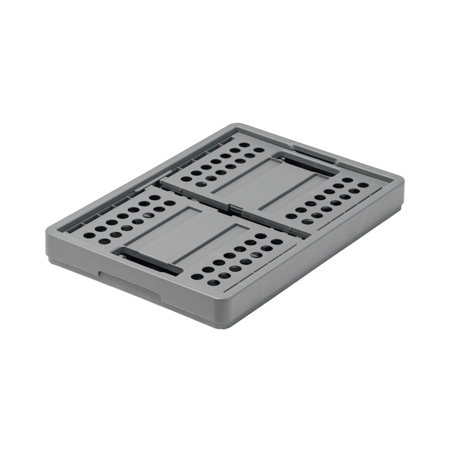 Clax® crate | folding box | basket | 48 qt (12 gal) | grey