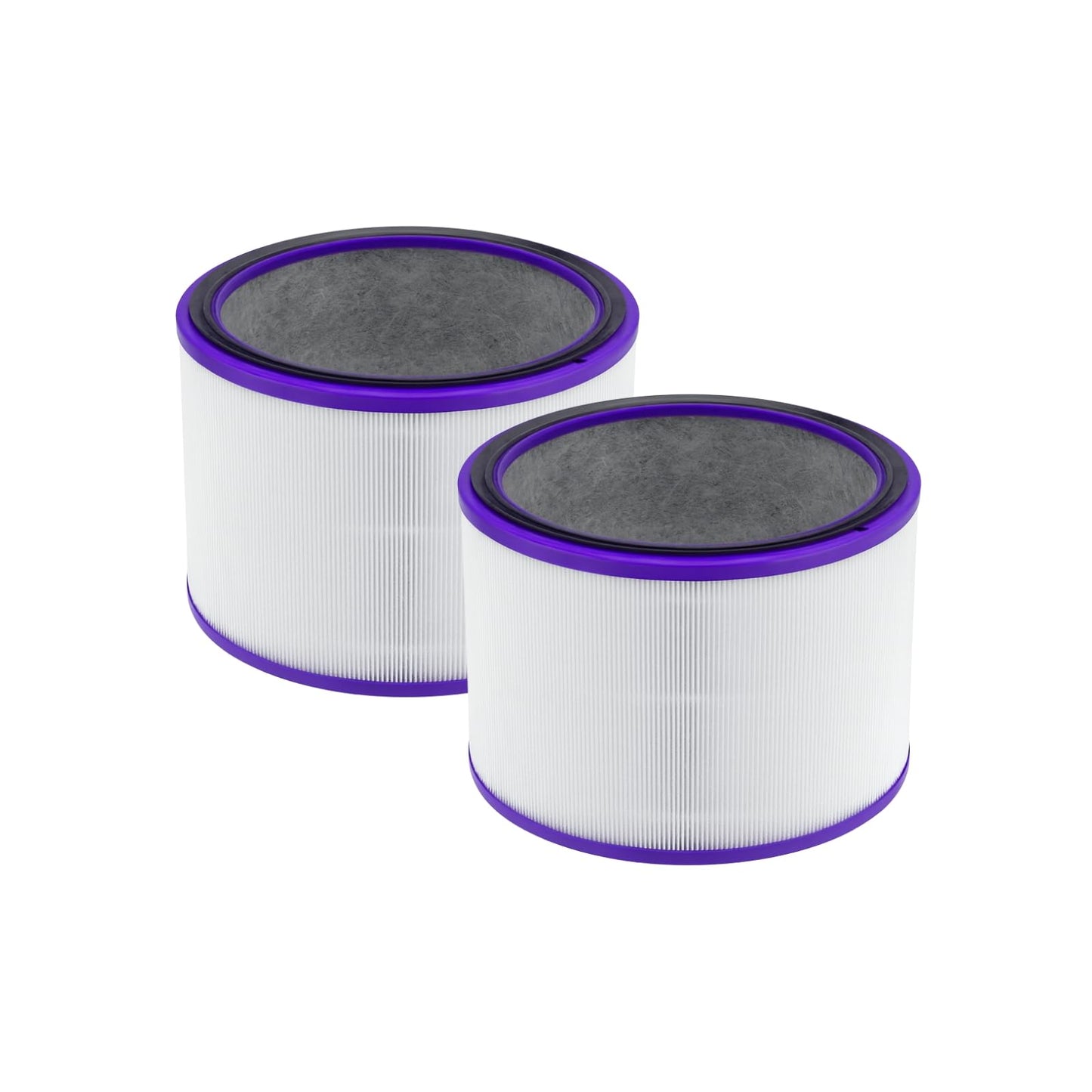 Nispira HP01 HP02 DP01 968125-03 Replacement Filter Compatible with Dyson Pure Cool Link Desk & Pure Hot Cool Link Air Purifiers Evo Filter 2-in-1 HEPA Activated Carbon, 2 Packs