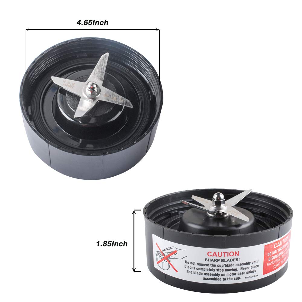 Wadoy N17-1001 Blade (2Pack) Compatible with Nutr-ibullet RX Blenders by Wadoy 1700W Extractor Blender Parts
