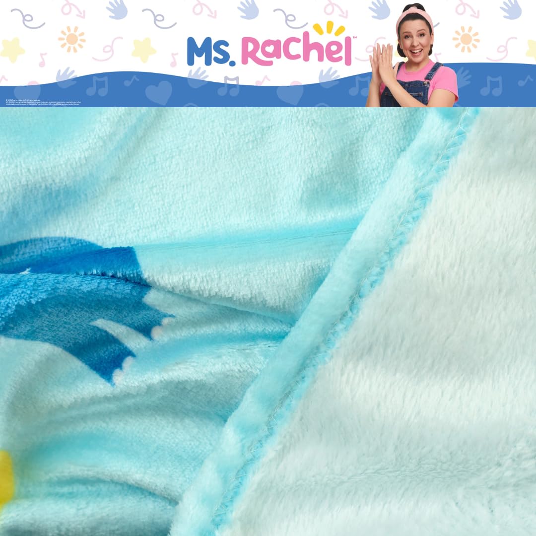 Ms. Rachel Educational Adventures Bedding Super Soft Cozy Throw Blanket, 62 in x 90 in, (Officially Licensed Product) by Franco Kids