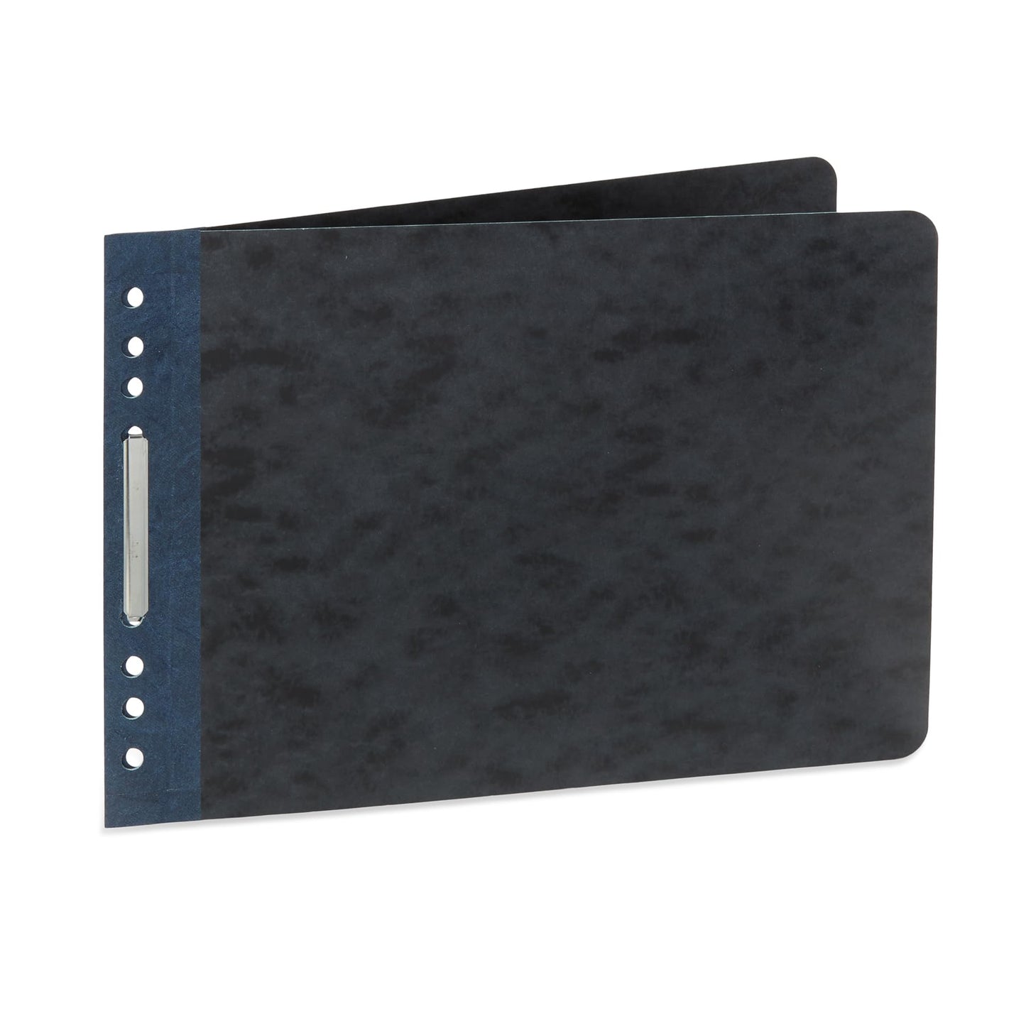 25 Blue Summit Supplies Report Covers with Sliding Bar Fastener - Black Pressboard Report Covers, Letter Size, Durable 2'' Capacity Business Report Covers