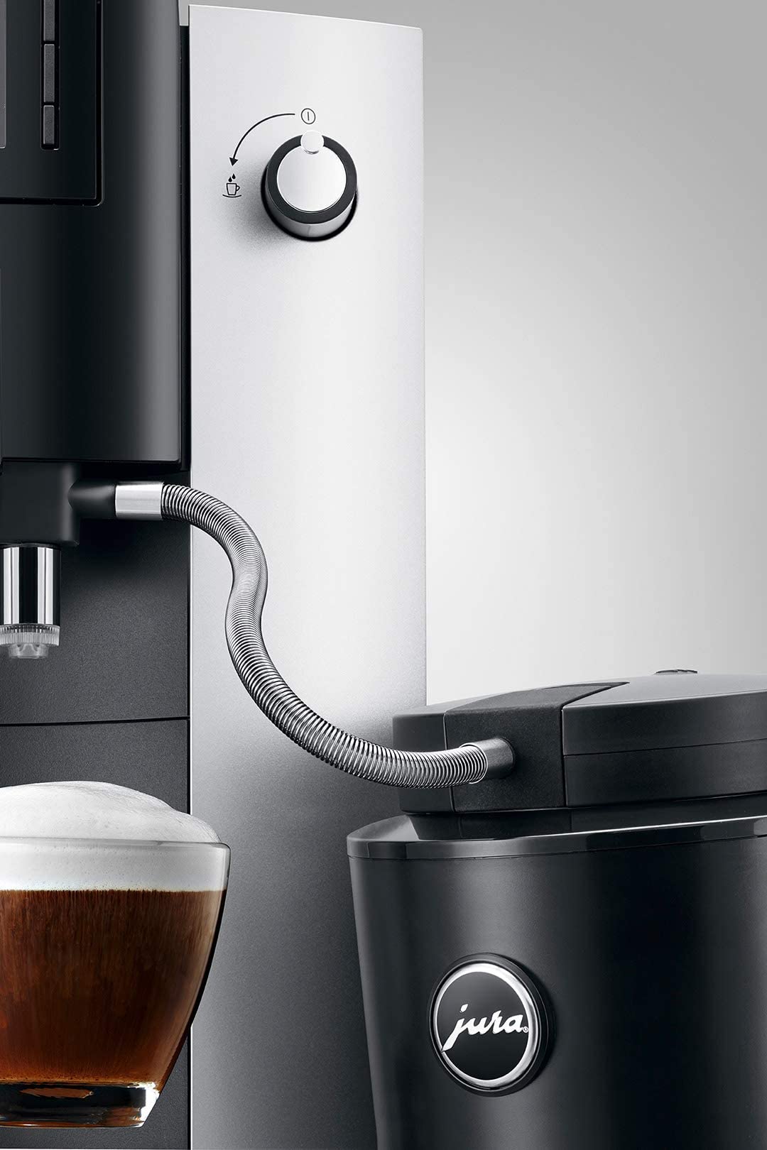 Jura Milk pipe with stainless steel casing HP1 (for Jura WE8, ENA 8, Micro 90, E6, D6)