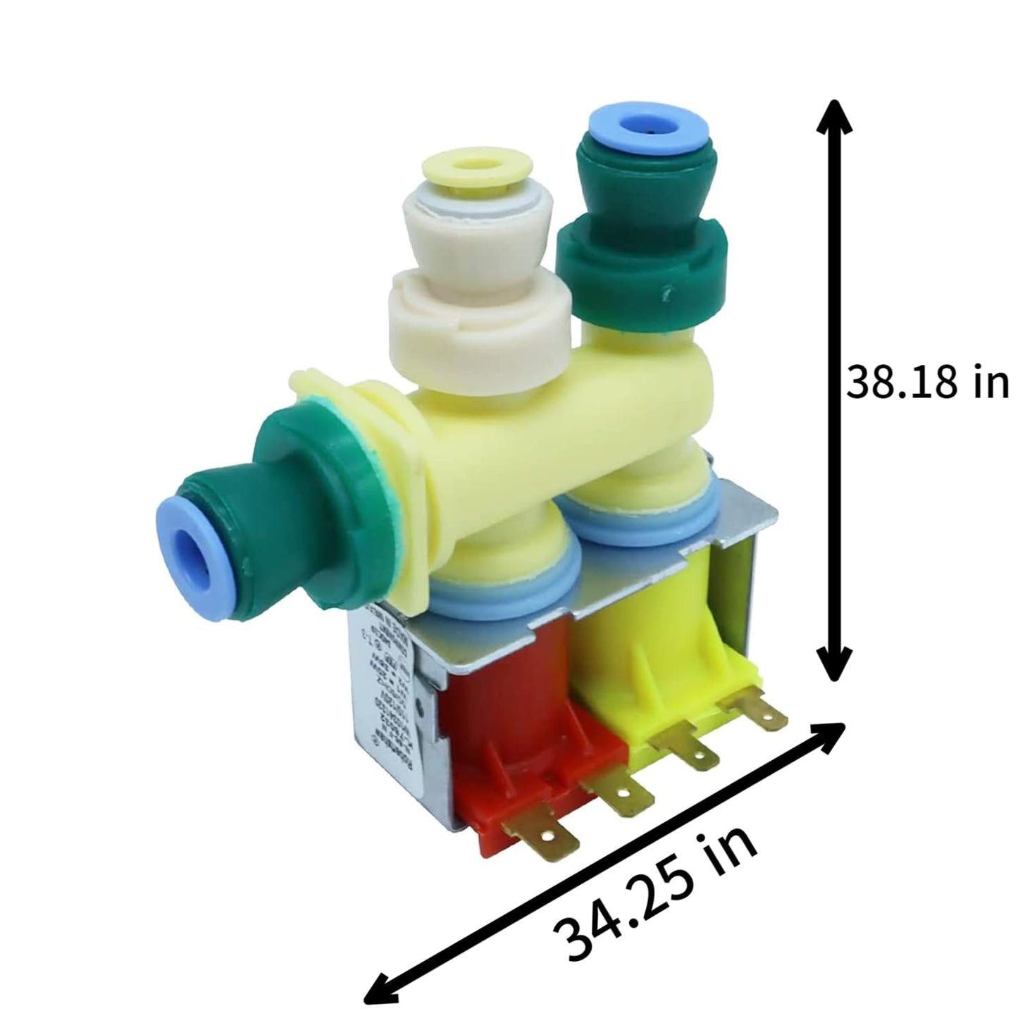 Robertshaw OEM Replacement Part - Whirlpool Refrigerator Water Inlet Valve - W10341320