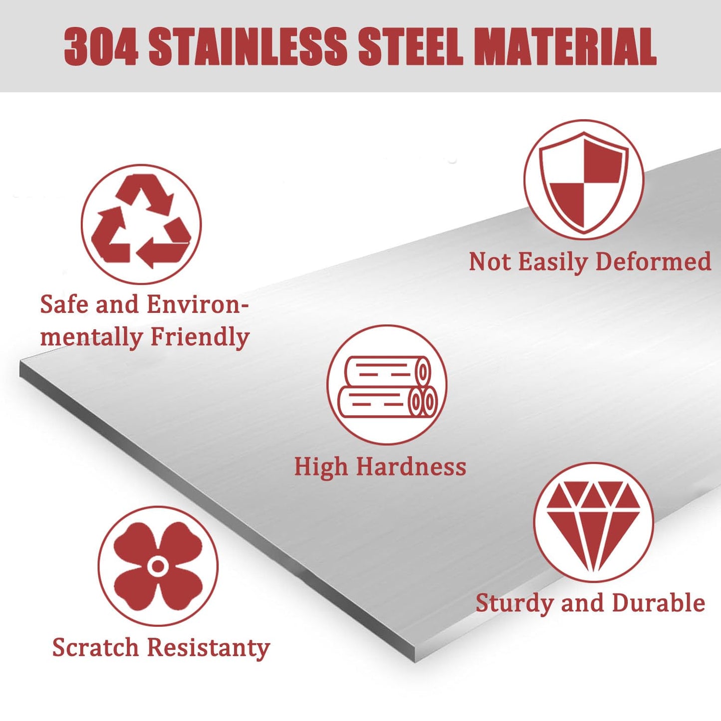 2 Pcs 304 Stainless Steel Strips, Brushed Self Adhesive Strip Metal Trim Strip, Finishing Sheet Metal Strips for Microwave/Oven/Range/Cooktop, 30" Long, 3" Wide Gap Filler for Kitchen Decor