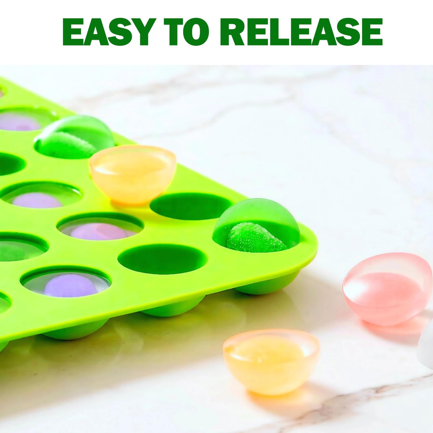 5 Pcs Silicone Food Molds for Harvest Right Freeze Dryer Medium Trays – Candy & Yogurt Drops Food Molds, Reusable Silicone Trays for Harvest Right Freeze Dryer Accessories