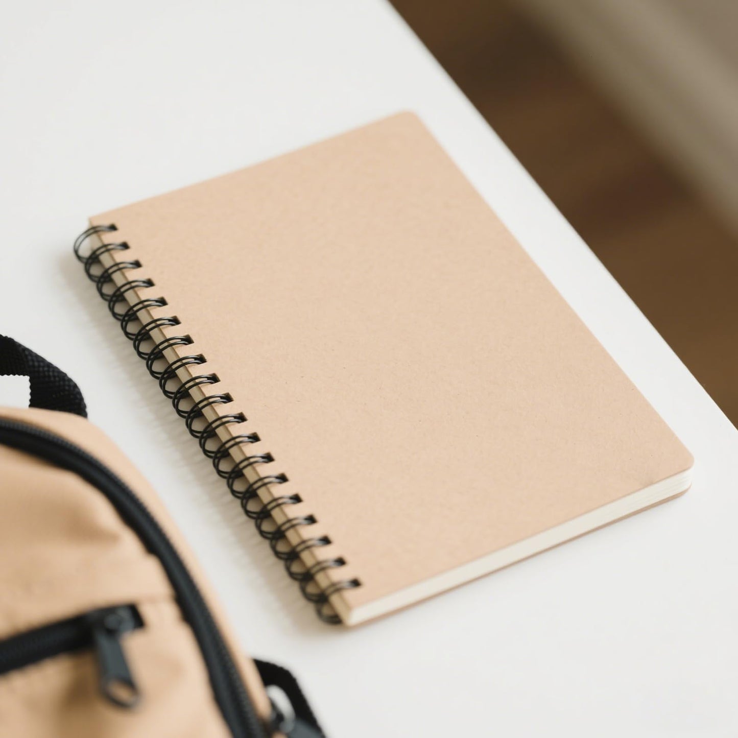 HOZEON 25 Pack A5 Unlined Spiral Notebook, 8.3 x 6 Inches Blank Sketch Books, Journal Notebooks with Kraft Cover, 100gsm Notepads Bulk for Office, School, Travel, 60 Sheets / 120 Pages, Brown