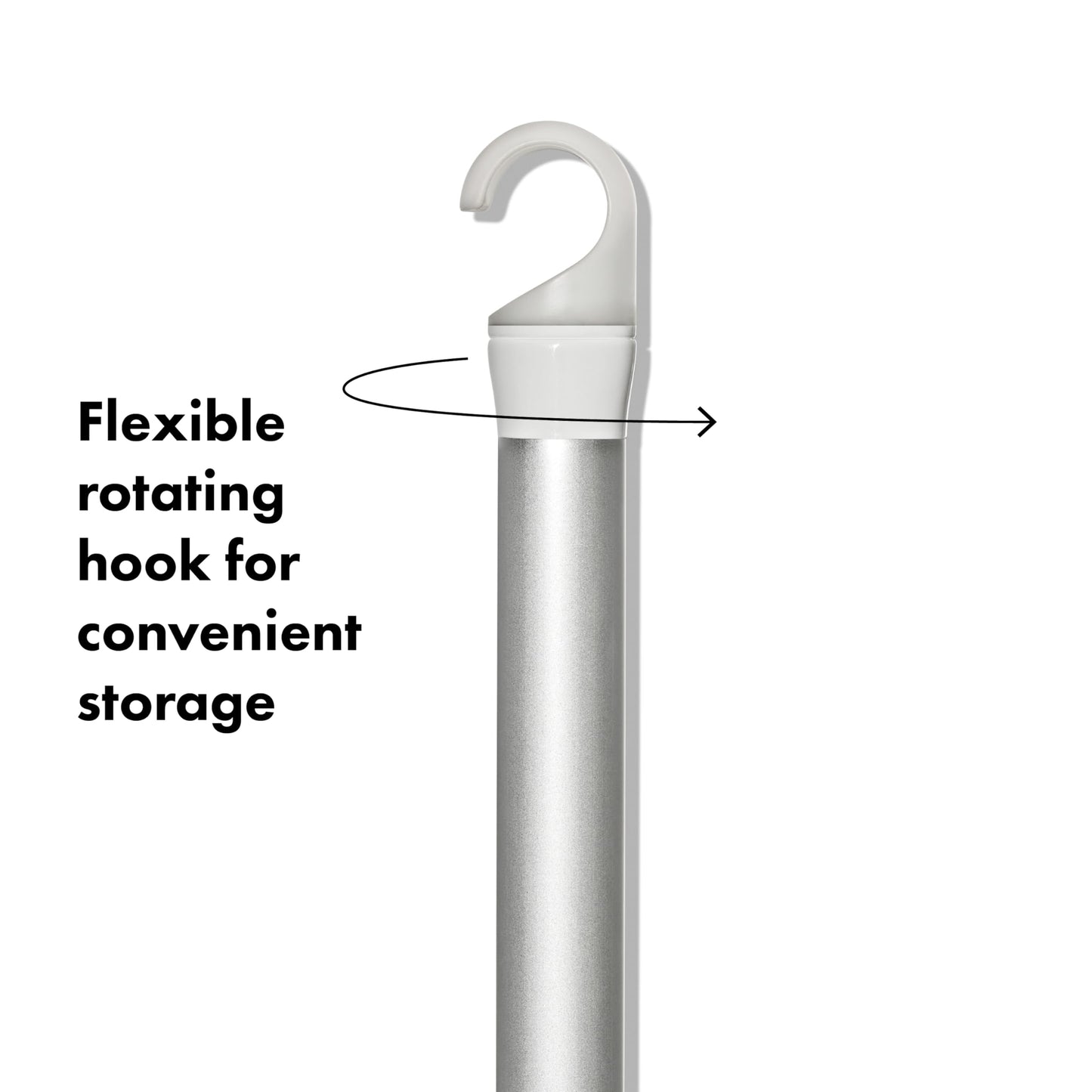 OXO Good Grips Aluminum Extendable Squeegee, Adjustable Shower Squeegee for Glass Doors