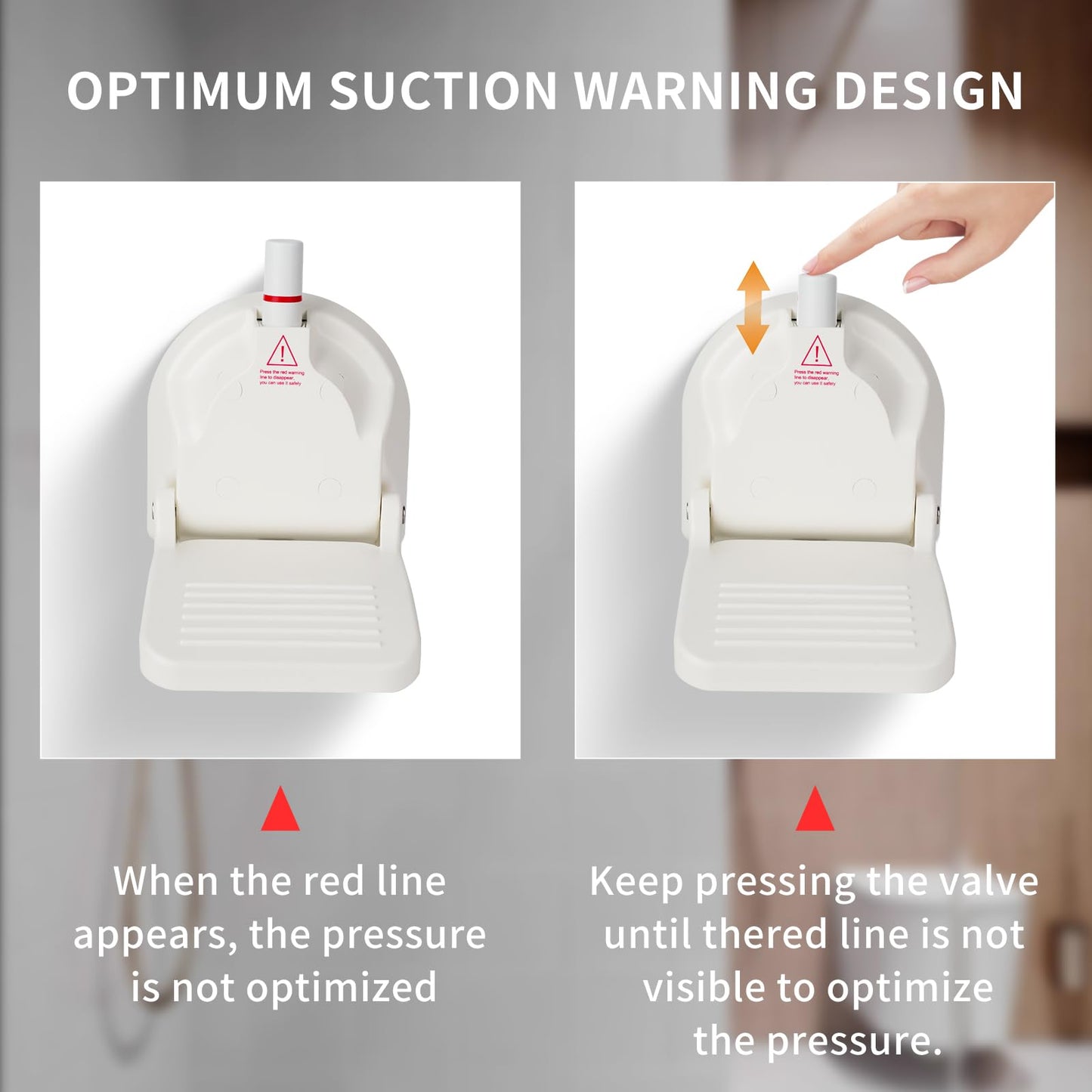 youmtool Shower Foot Rest for Shaving Legs, Suitable for RV Bathroom, Easy to Carry While Traveling