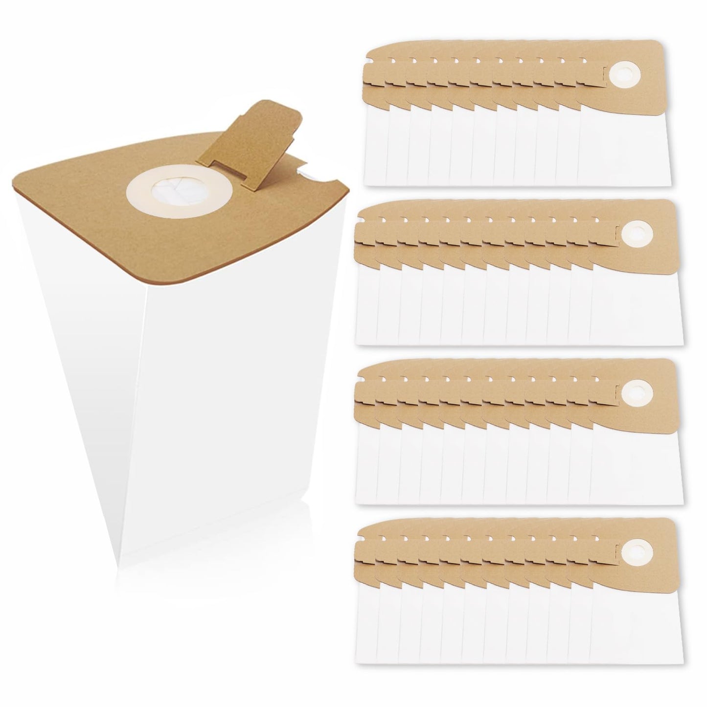 36 Pack Vacuum Bags Replacement for Eureka Mighty Mite 3670 and 3680 Series, MM Vacuum Bags 60295A
