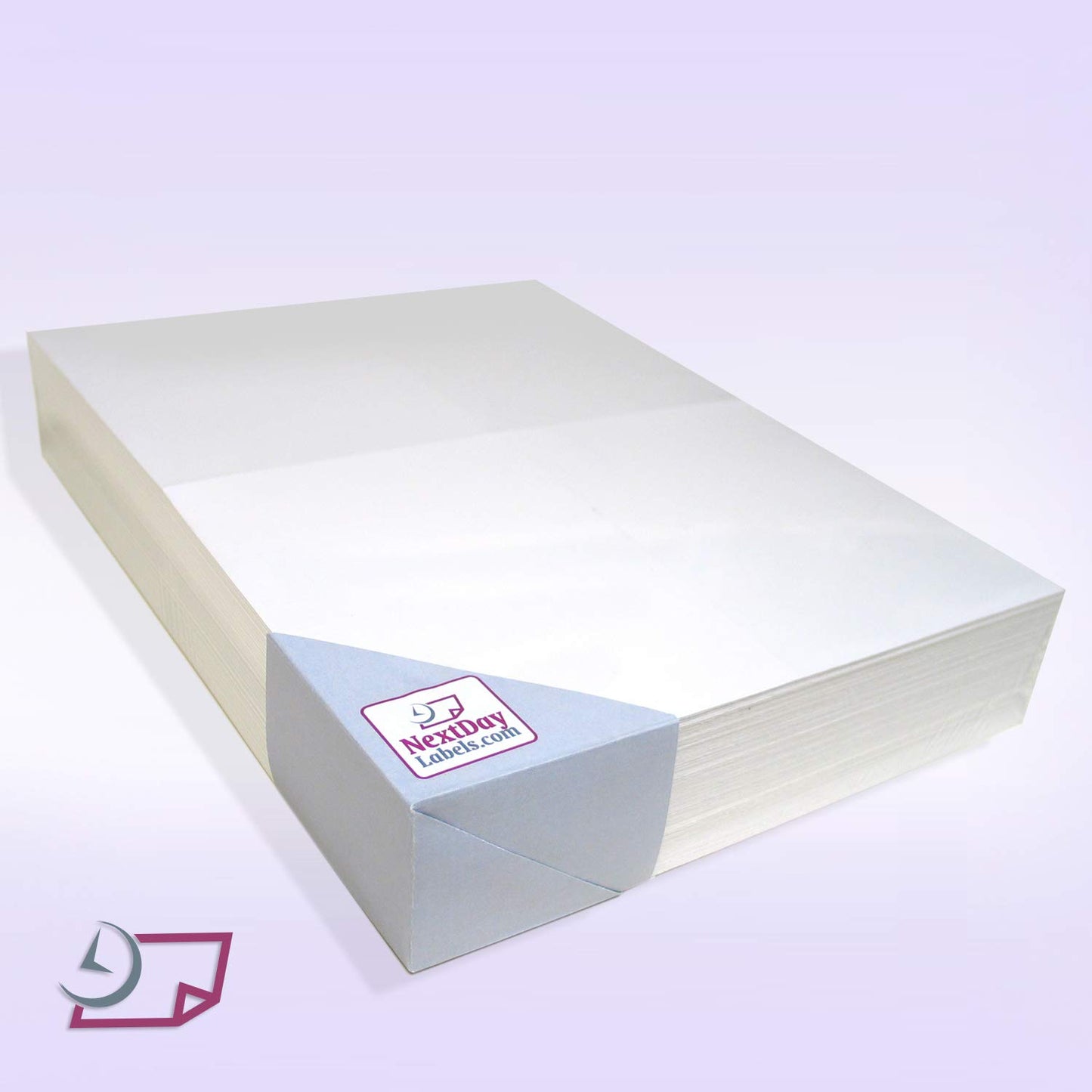 NextDayLabels - Letter Size White Perforated Blank Post Card Cardstock, 75 lb Cover Stock (203 gsm) 2 per Page, Cards Measure 8.5" X 5.5", Inkjet/Laser Compatible - 250 Sheets / 500 Cards