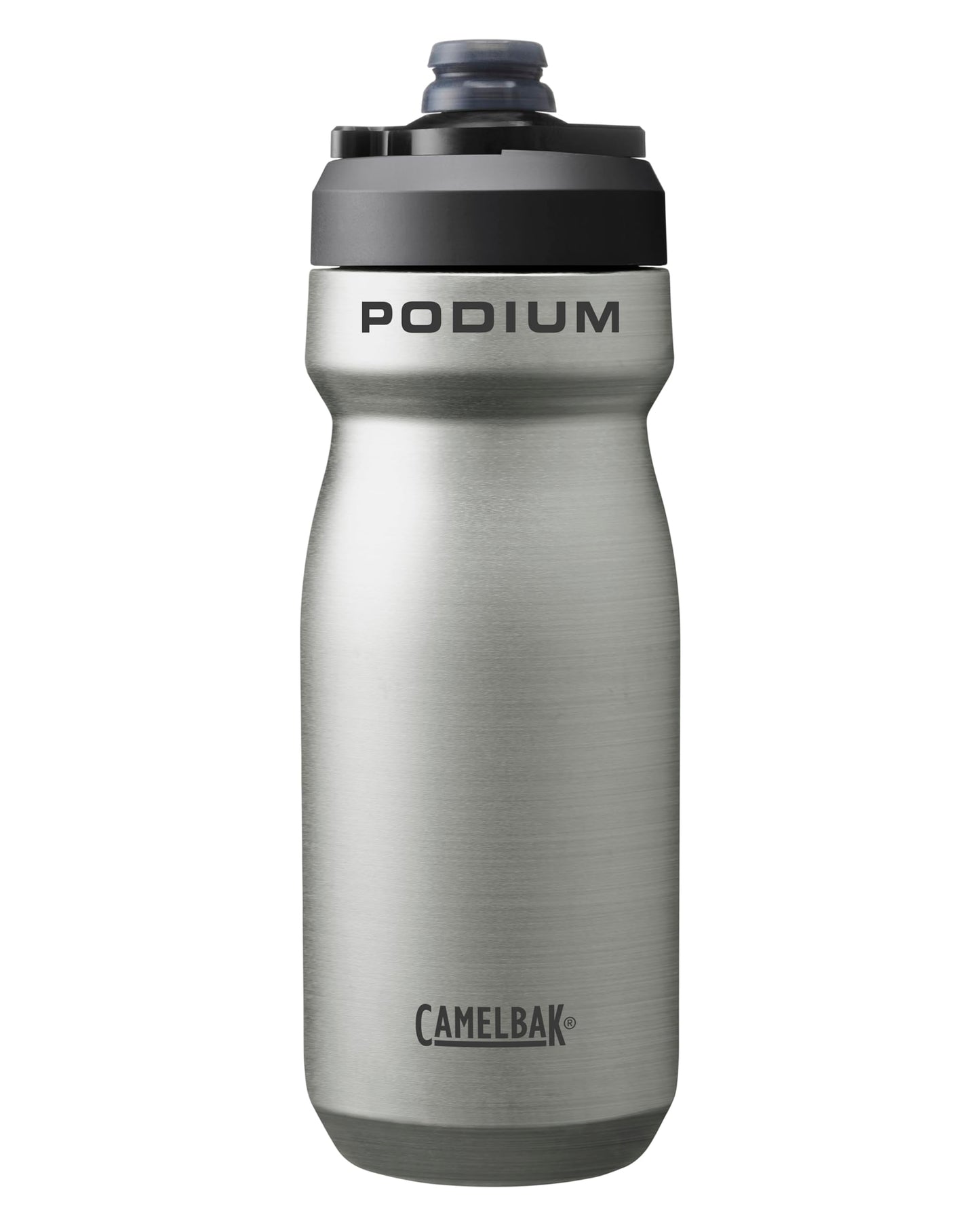 CamelBak Podium Steel Insulated Stainless Steel Bike Water Bottle Stainless, 18oz