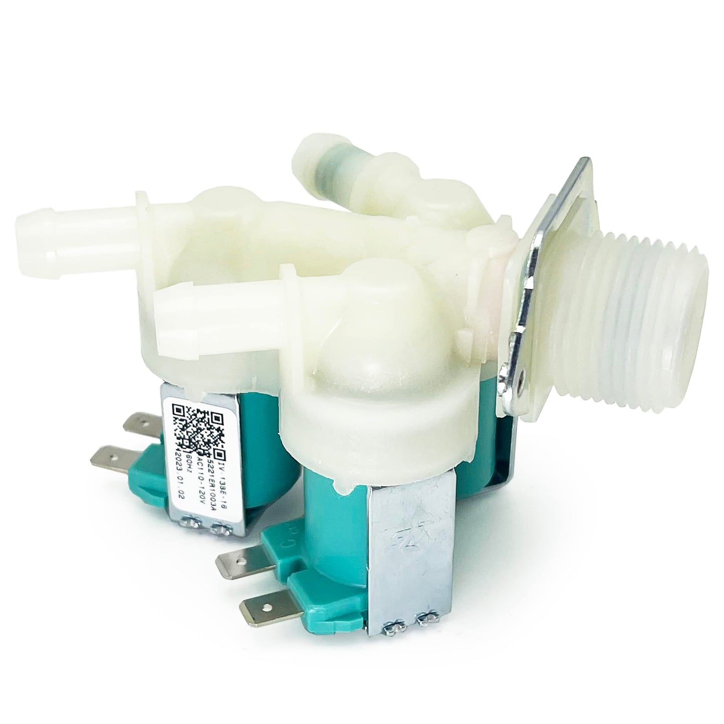 Washer Water Inlet Valve 5221ER1003A&5220FR2006H set Package for LG WM5000HWA WM9000HVA WM9000HWA WM3670HWA WM2677HWM WM3050CW WM2077CW WM2016CW/00 WM3570HVA/01 WM3370HWA/00 WM2233HW/00 WM2140CW