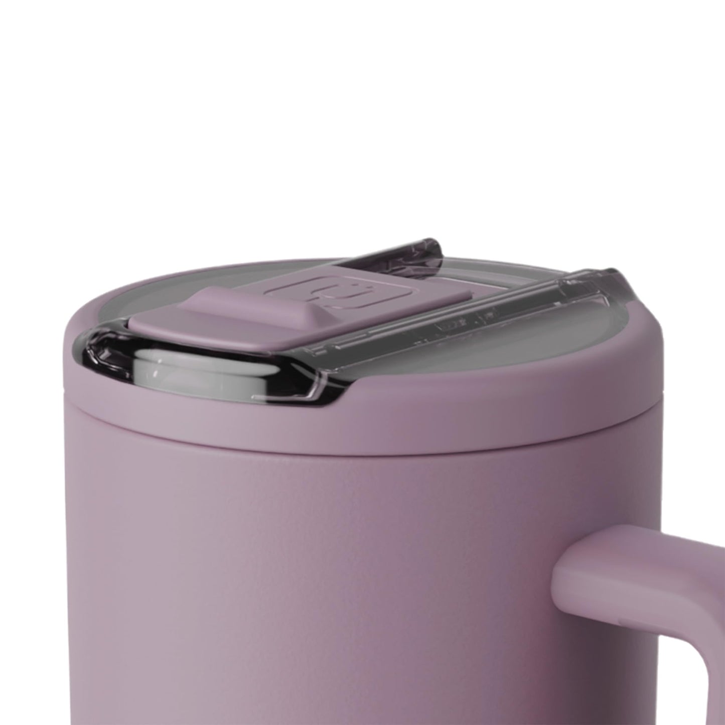 BrüMate Era Flip 40oz Tumbler with 100% Leakproof Covered Straw Lid | Hygienic Covered Straw | Insulated Stainless Steel Water Bottle with Handle | Cup Holder Friendly | BPA-Free (Lilac Dusk)