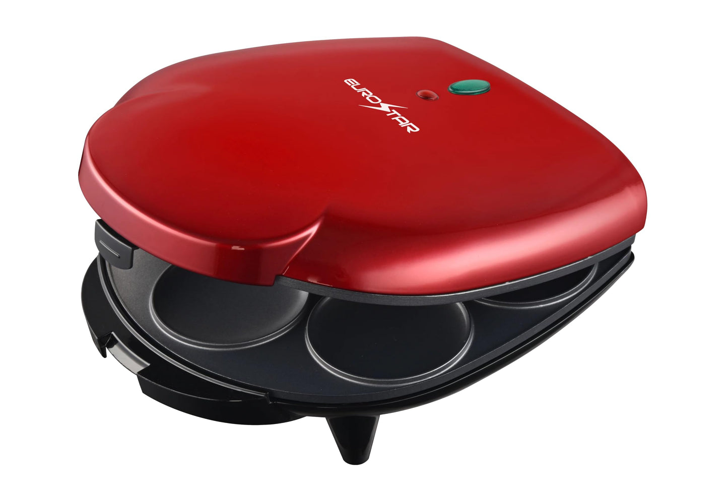 EUROSTAR AR601R 6-Serving Arepa Maker, Red