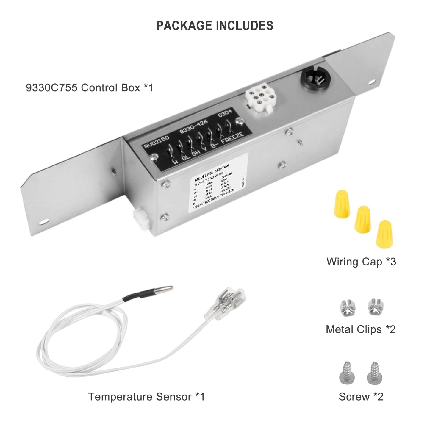 Updated 9330C755 RV Air Conditioner Control Box Kit, Heat Ready AC Cool Control, Compatible with Coleman Mach 15 RV Air Conditioner Units with a Heat Strip