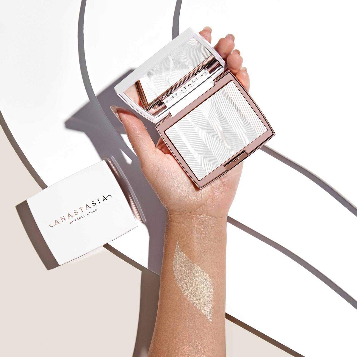 Anastasia Beverly Hills Iced Out Highlighter - Weightless Second-Skin Glow Powder, High-Pigment Universal Shimmer for Face, Eyes, and Body