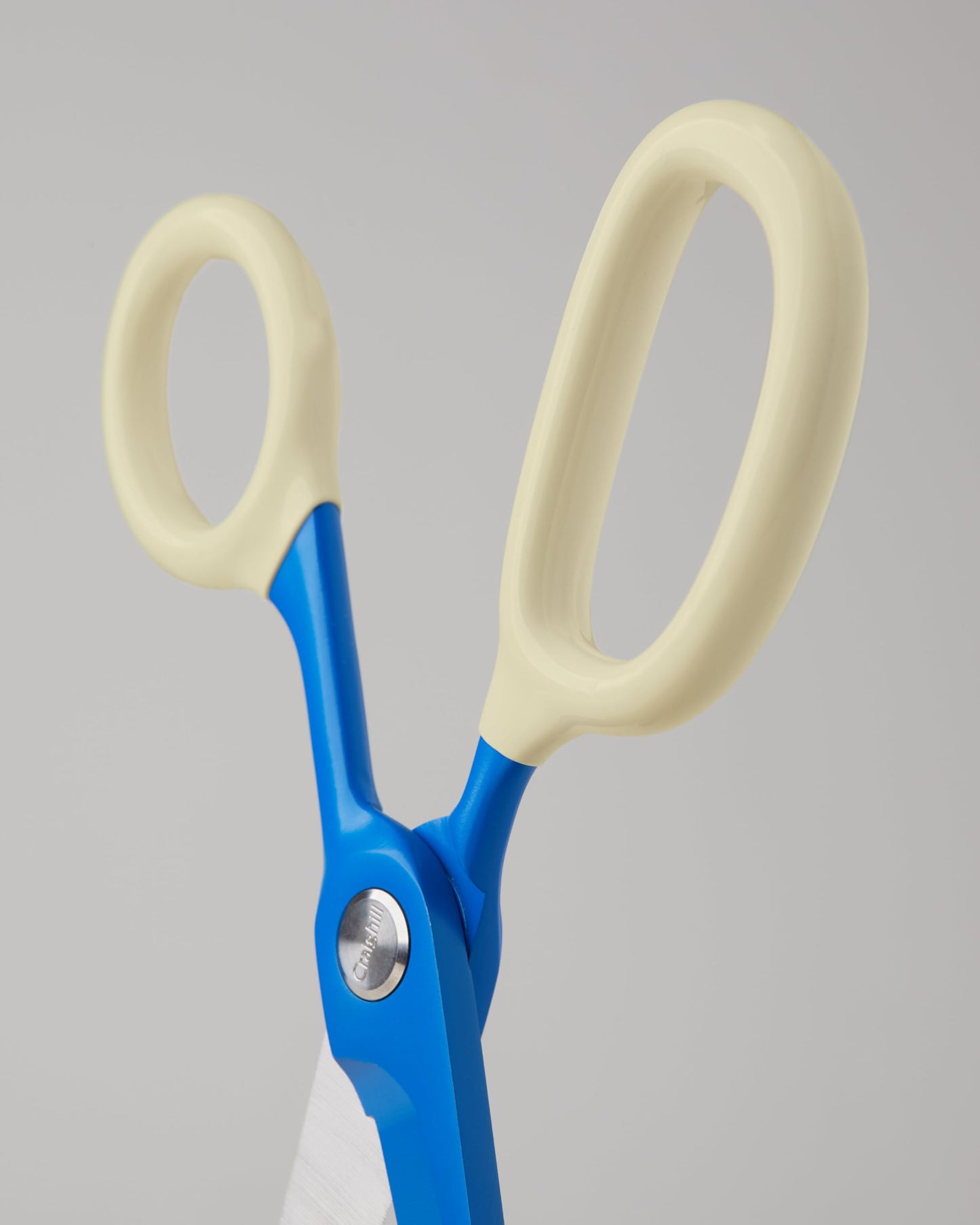 Craighill Chroma Scissors - 8.5” Heavy Duty Stainless Steel All Purpose Scissors for Office Supplies, Crafts & Home, Ultra Sharp, Comfort Grip Handles - Blue