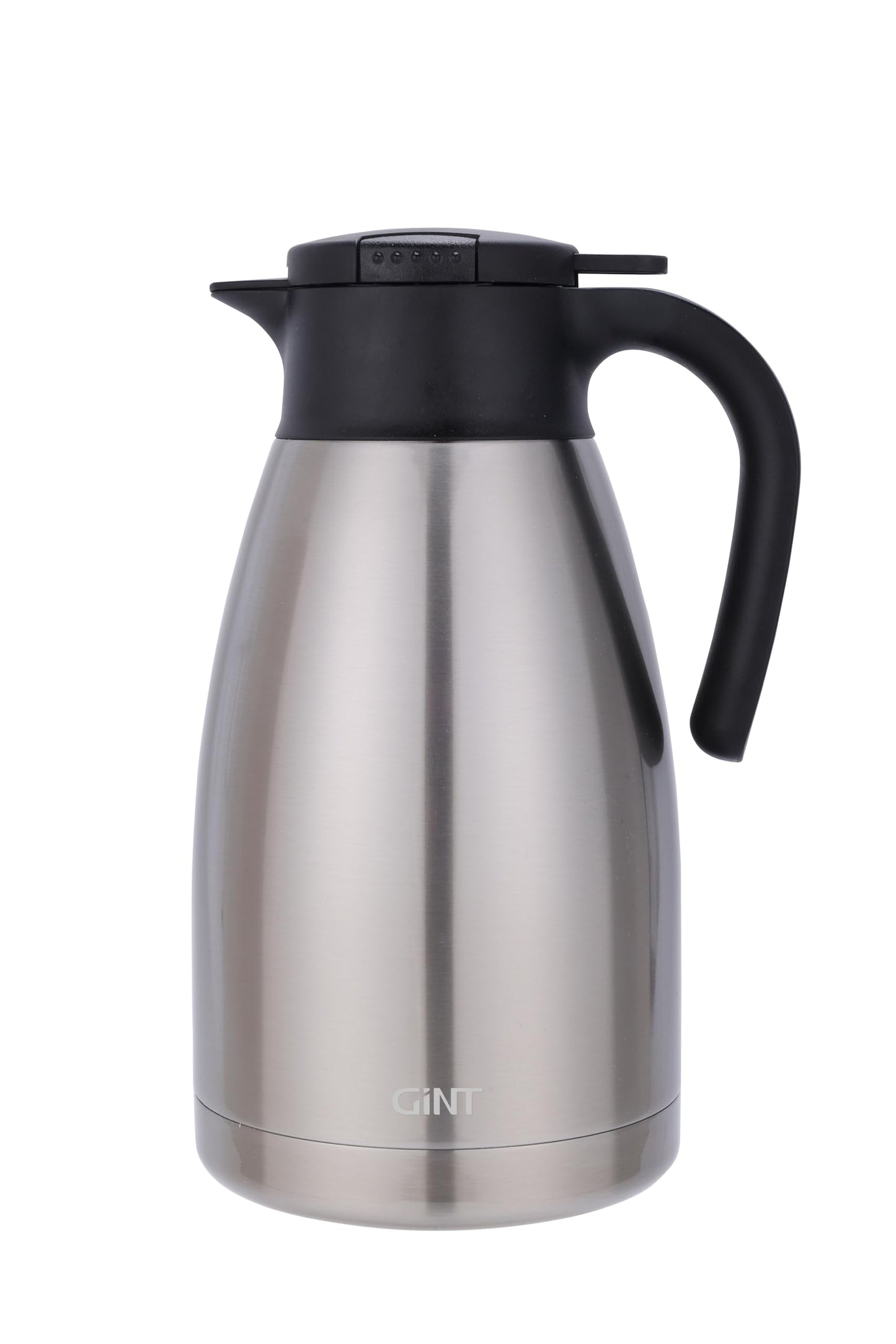 GiNT 74Oz Thermal Coffee Carafe, Insulated Stainless Steel Coffee Carafes for Keeping Hot/Double Walled Vacuum Thermal Carafe (Silver, 2.2L)