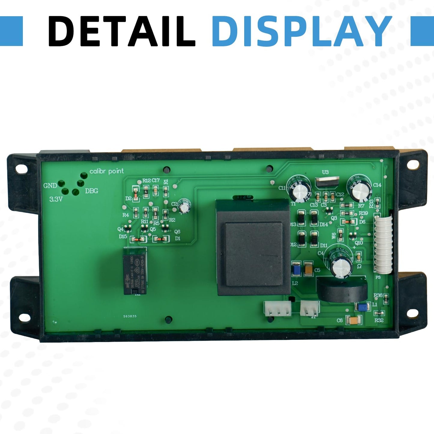 316455410 5304518661 Oven Range Stove Clock Control Board Replacement Compatible with Crosley Frigidaire Kenmore Tappan White-Westinghouse Replaces 316222800 316222802 316222802R 5304427745