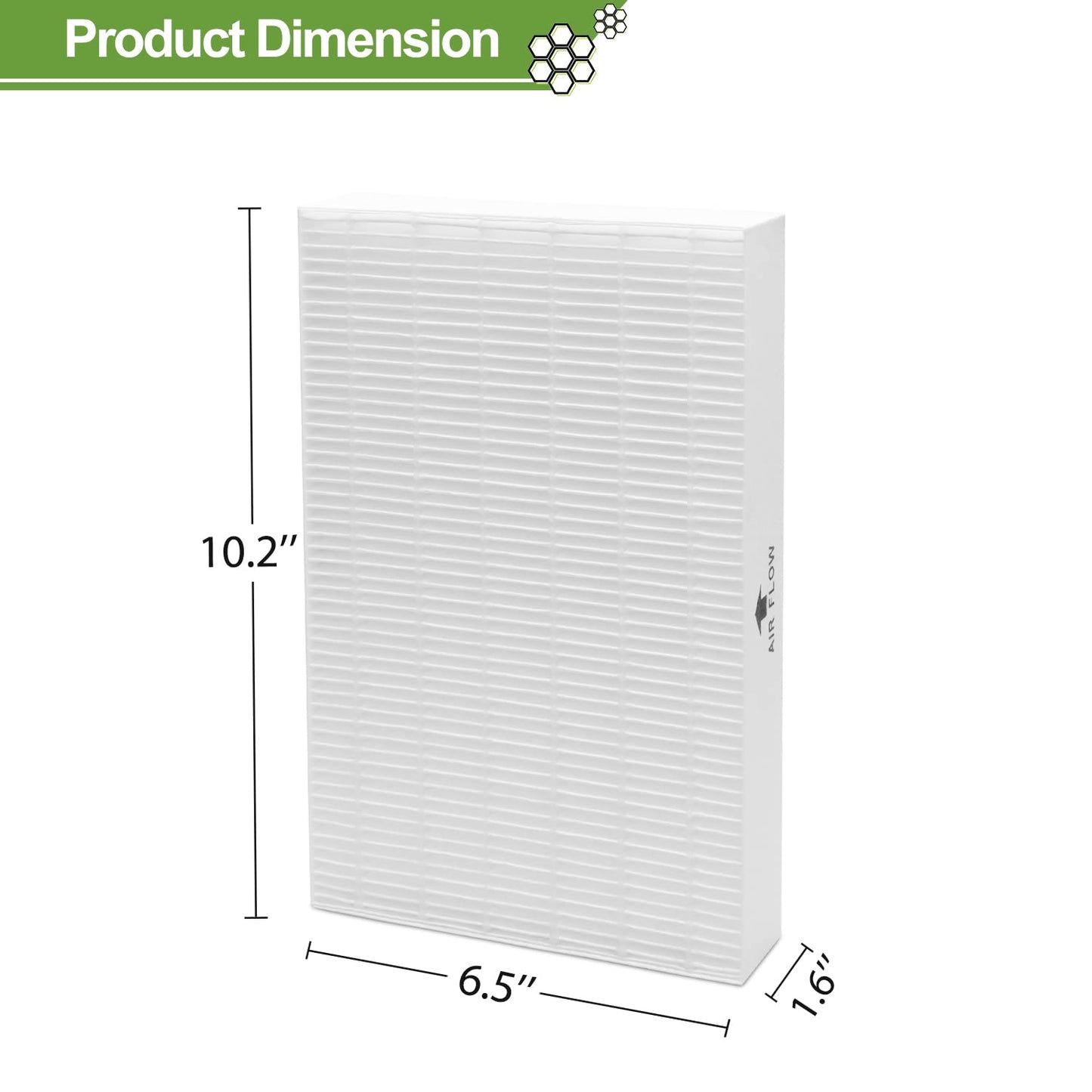 Smilyan 9 Pack Hpa300 HEPA Replacement Filter R for Honeywell HPA300 HPA200 HPA100 HPA090 Series Air Purifier, Compared to HRF-R3 HRF-R2 HRF-R1