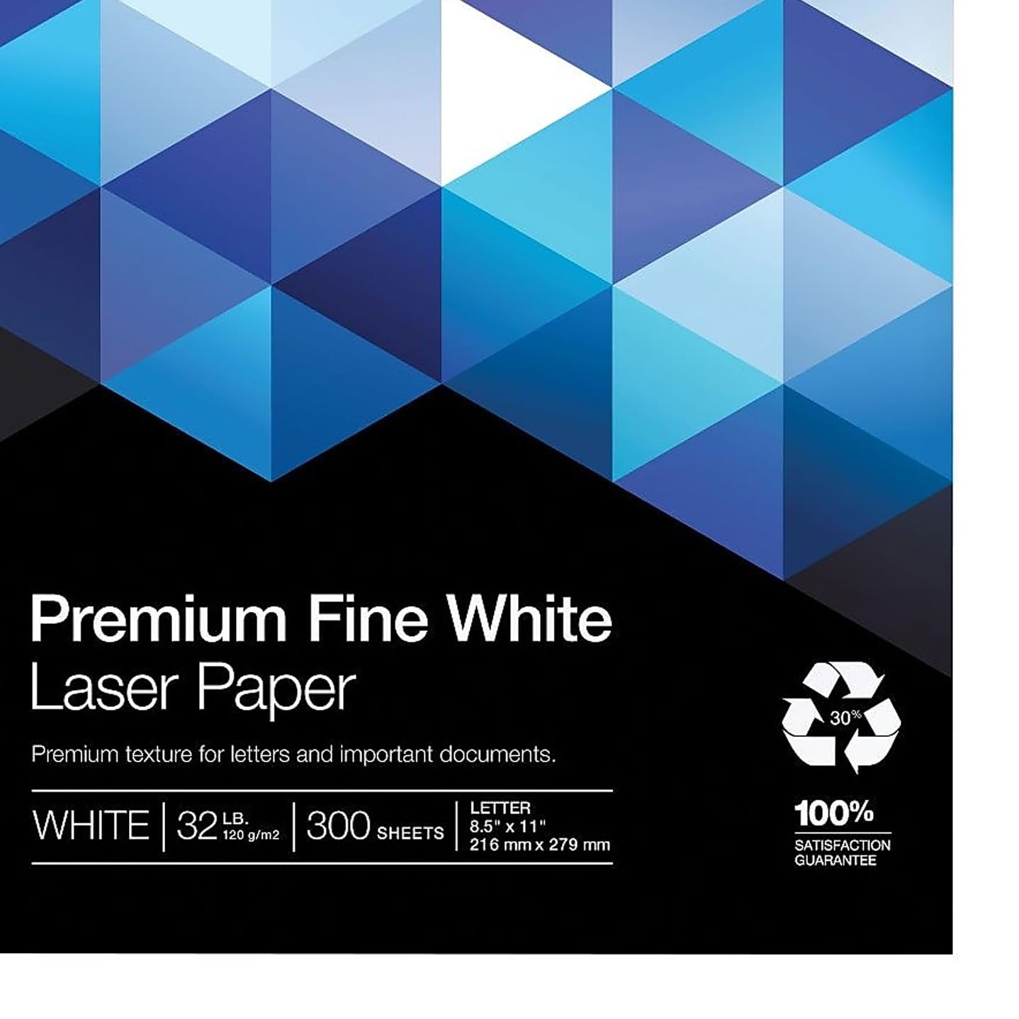 Staples 25% Cotton Fine Laser Paper, White, For Office, School & Home, For Office, School & Home