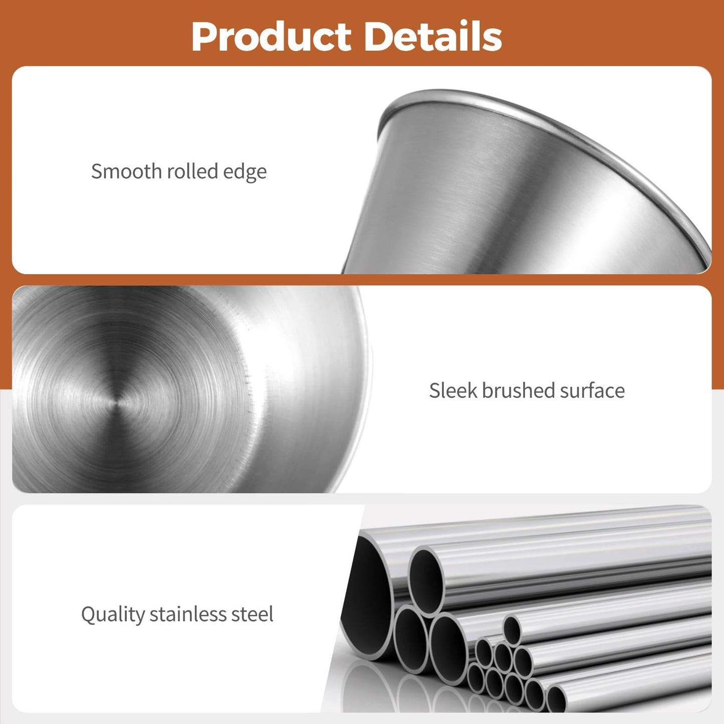 100Pcs Stainless Steel Dipping Sauce Cups, 2.5oz Metal ramekins,Reusable Metal Sauce Cups Stainless Steel Condiment Cups Small Dipping Bowls Round Individual Portion Cups for Home, Restaurant (100)