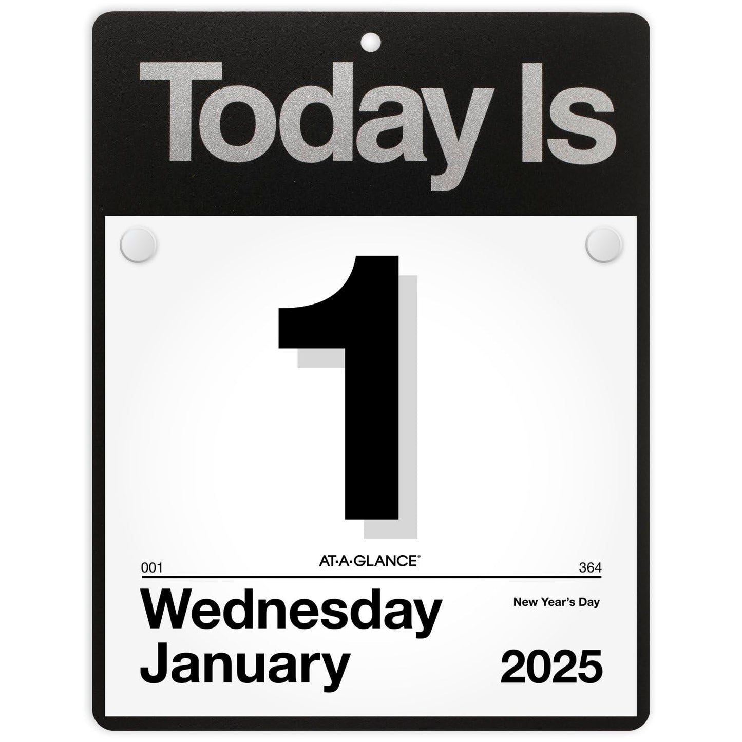 AT-A-GLANCE 2025 "Today Is" Daily Wall Calendar, 8-1/2" x 8", Large (K40025)
