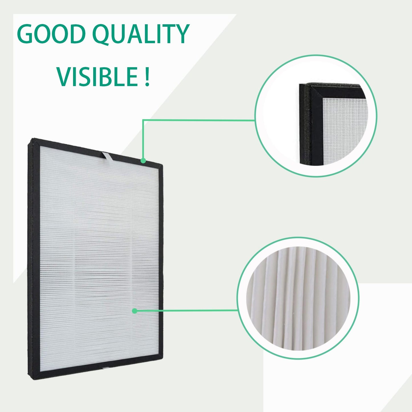 AP450FA Replacement Filter for Envion Allergy Pro AP450 Air Purifier, H13 True Hepa, 2 Pack, Model AP450F