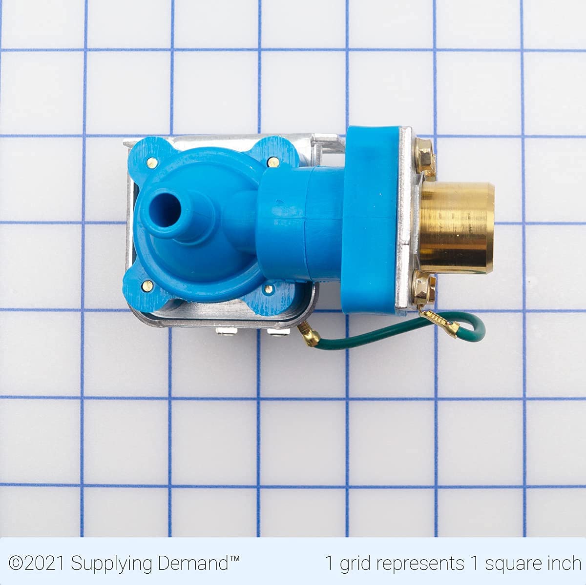 Supplying Demand 12-2548-01 IH2548-01 Ice Machine Water Inlet Valve Replacement with Ground Wire
