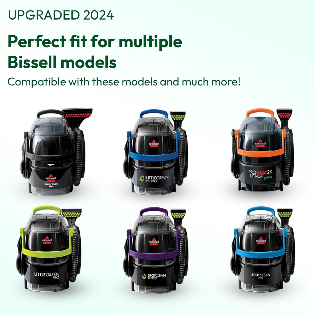 Flexible Replacement Assembly Lift-Off Hose for Various Bissell Carpet Cleaners - Fits Models 2505, 3624, 2458, 2891, 3194, and 1565
