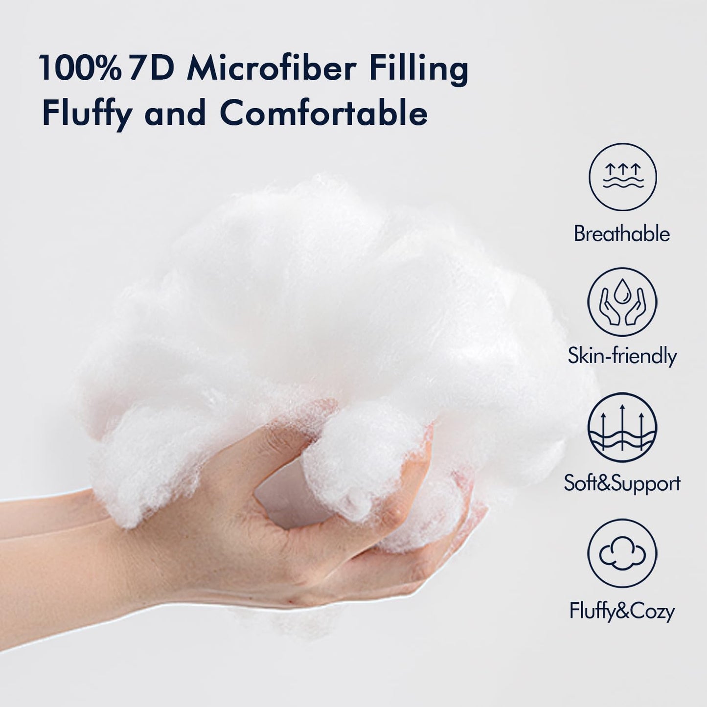MIULEE Pack of 4 20x20 Outdoor Pillow Inserts, Water-Resistant Throw Pillow Inserts Decorative Premium Square Pillow Stuffer Sham for Porch Swing Couch Sofa Cushion Patio Furniture