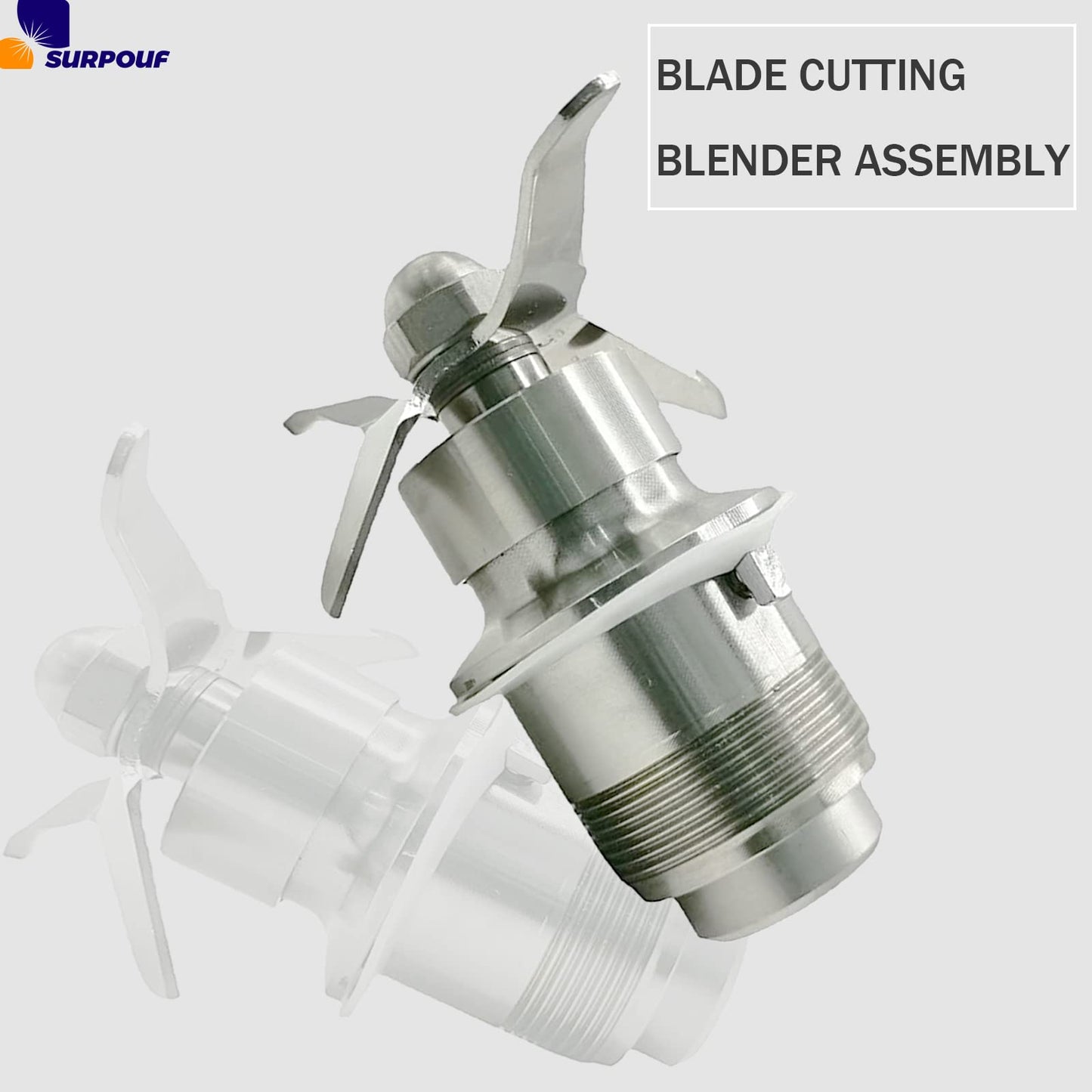 SURPOUF 502977 Blade Cutting Blender Assembly Compatible With Waring CB6 CB10 CB15 For waring blender replacement parts