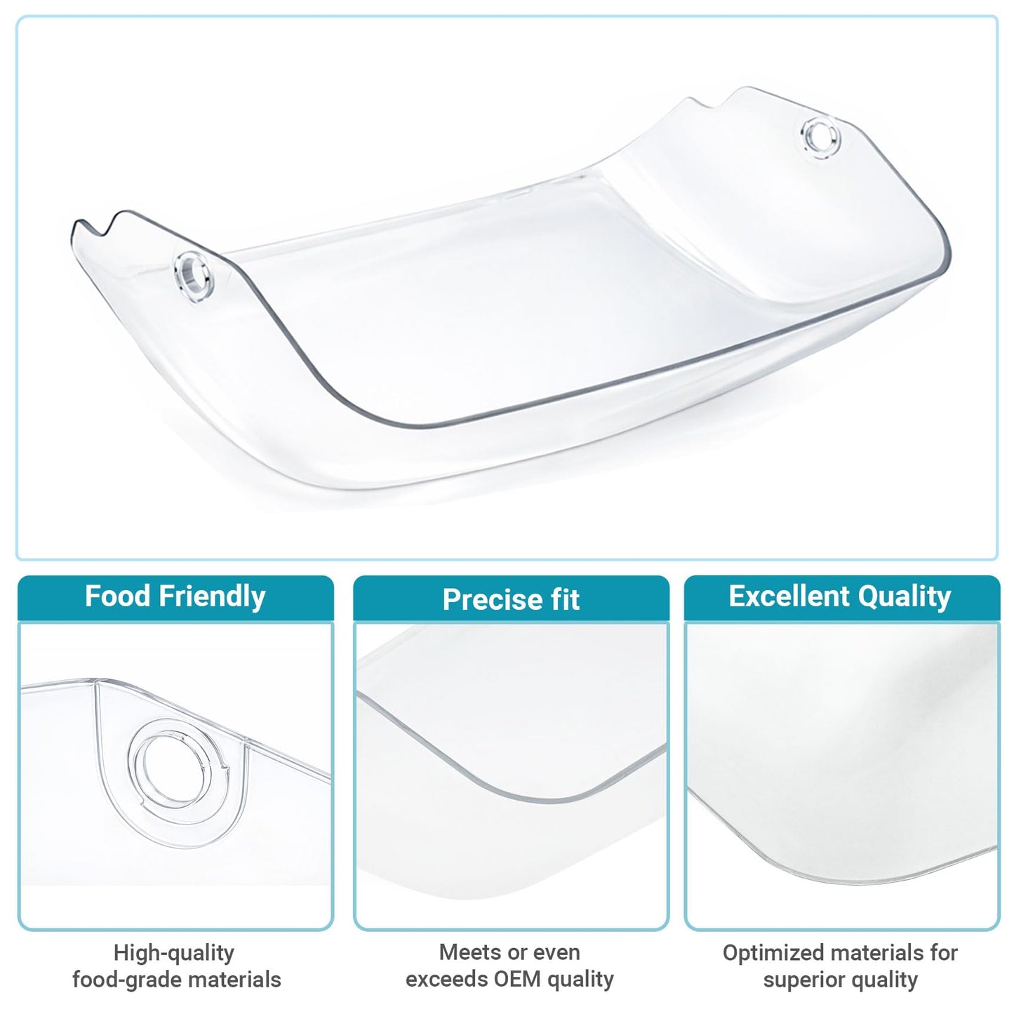 240338313, 240338303 Refrigerator Dairy Door Compatible with frigidaire, kenmore, electrolux, crosley Fridge. Replace Dairy Bin Cover 240338305 240338316 1196369 240338310 240338311 240338322 etc.