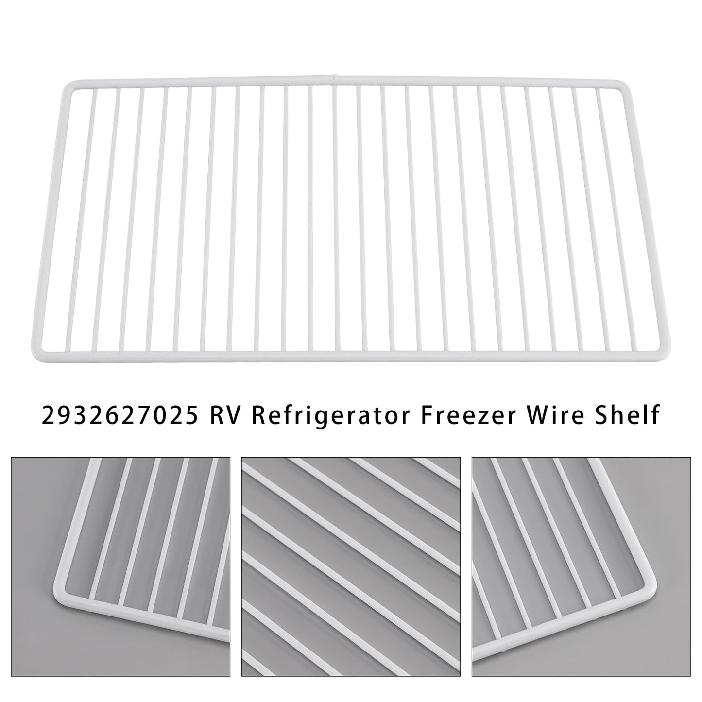 Frezon 2932627025 RV Refrigerator Freezer Wire Shelf Fit for Dometic RV Refrigerators and Freezers,Length: 16.73 inches, Width: 8.46 inches