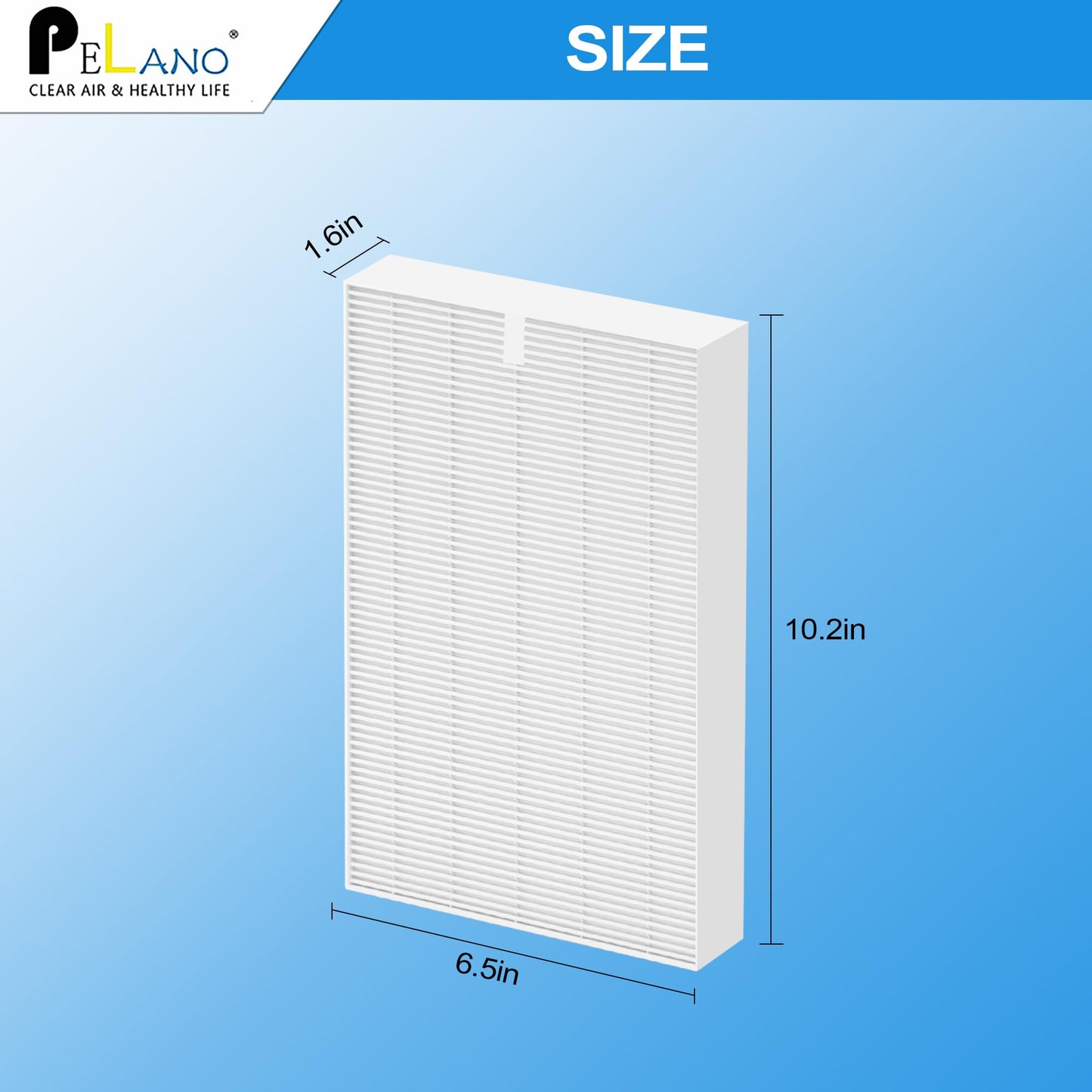 Pelano HPA300 HEPA Filter Replacement Compatible with Honeywell Air Purifier HPA300 Series, HPA300, HPA304, HPA8350, HPA300VP, HPA3300b, HPA5300, Replace HRF-R3, 9 HEPA R Filter