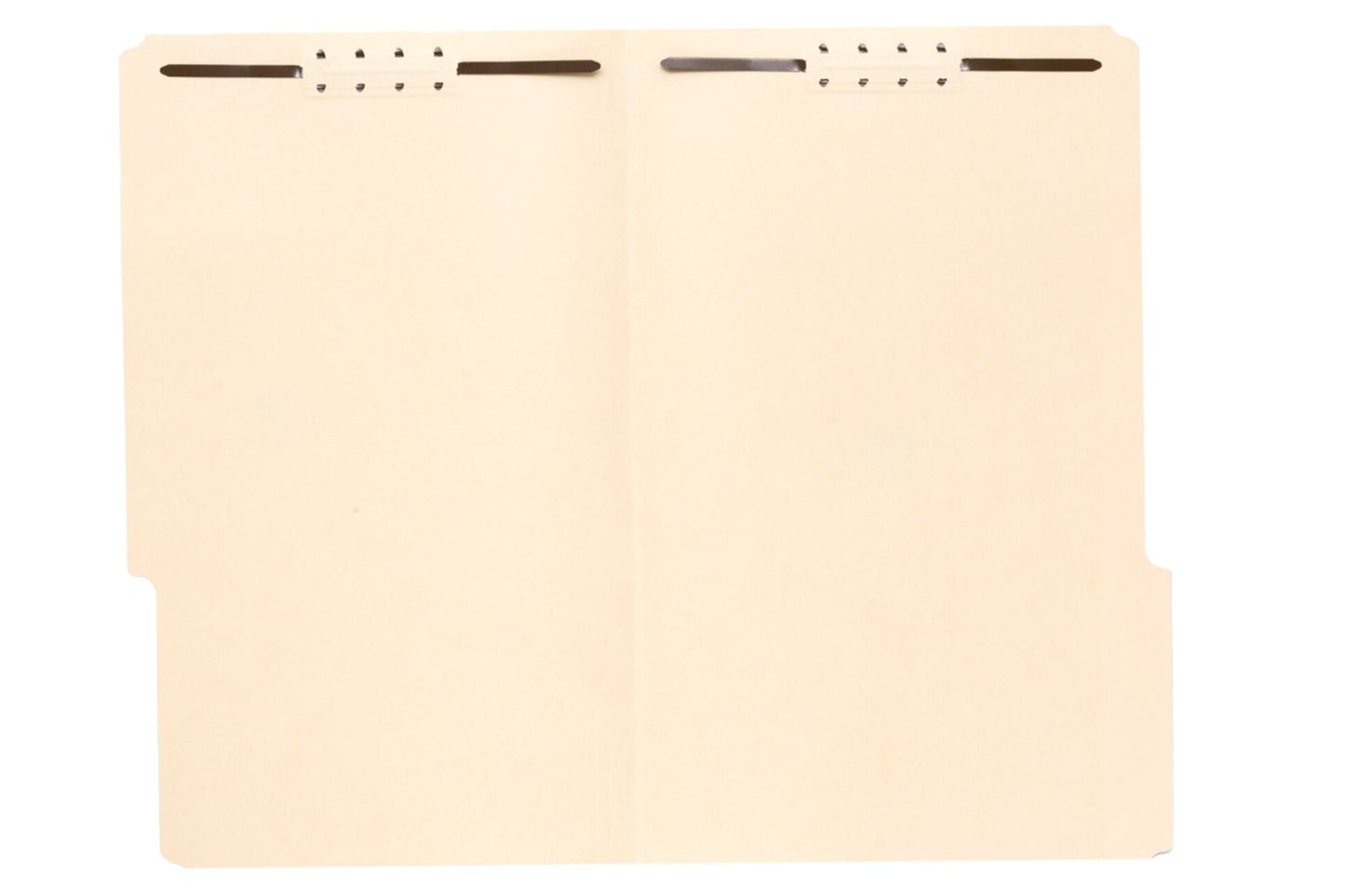 50 Legal Size 1/3 Cut Fastener File Folders - Reinforced Top Tab - Durable 2 Prongs Designed to Organize Standard Legal and Medical Files, Law Office Reports - Legal Size, Manila, 50 Pack