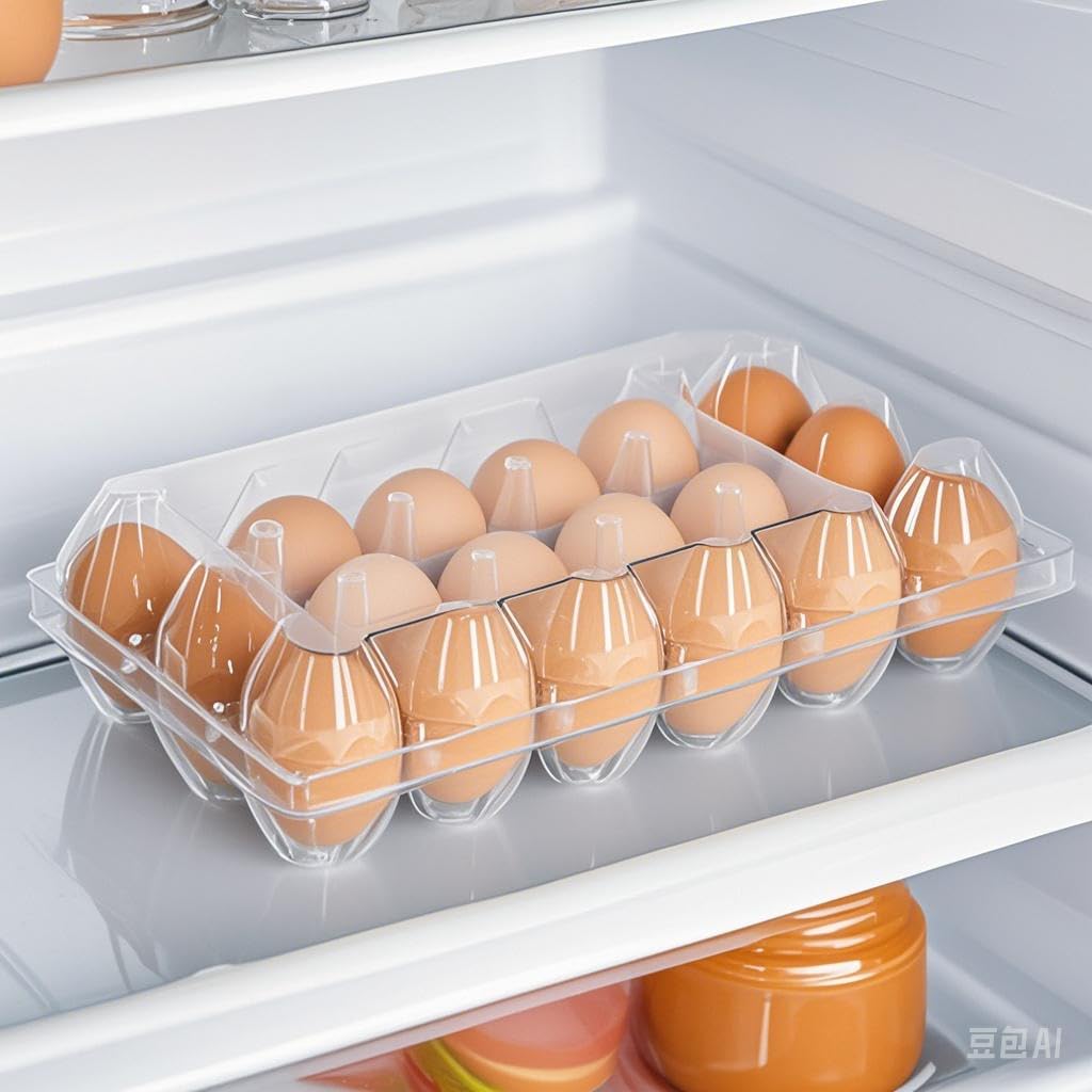 FUailiYY 60 pc Plastic Bulk EggCarton,18 cone egg carton cheap bulk, Suitable For Storing Egg in Farmers' Markets, Supermarkets, Kitchens(3 * 6)