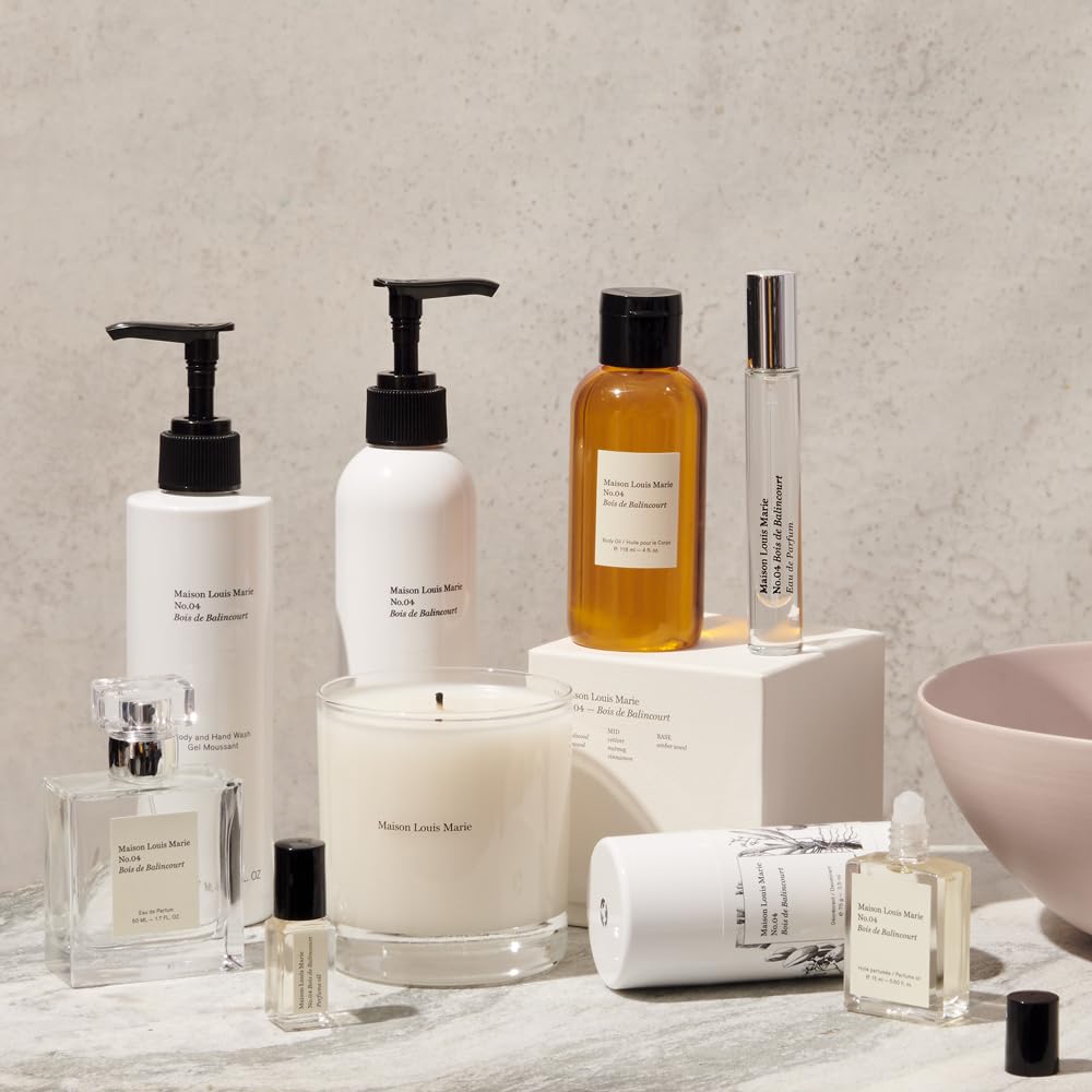Maison Louis Marie - No.4 Bois de Balincourt Eau De Parfum 2-Piece Holiday Gift Set | Luxury Clean Beauty + Non-Toxic Fragrance