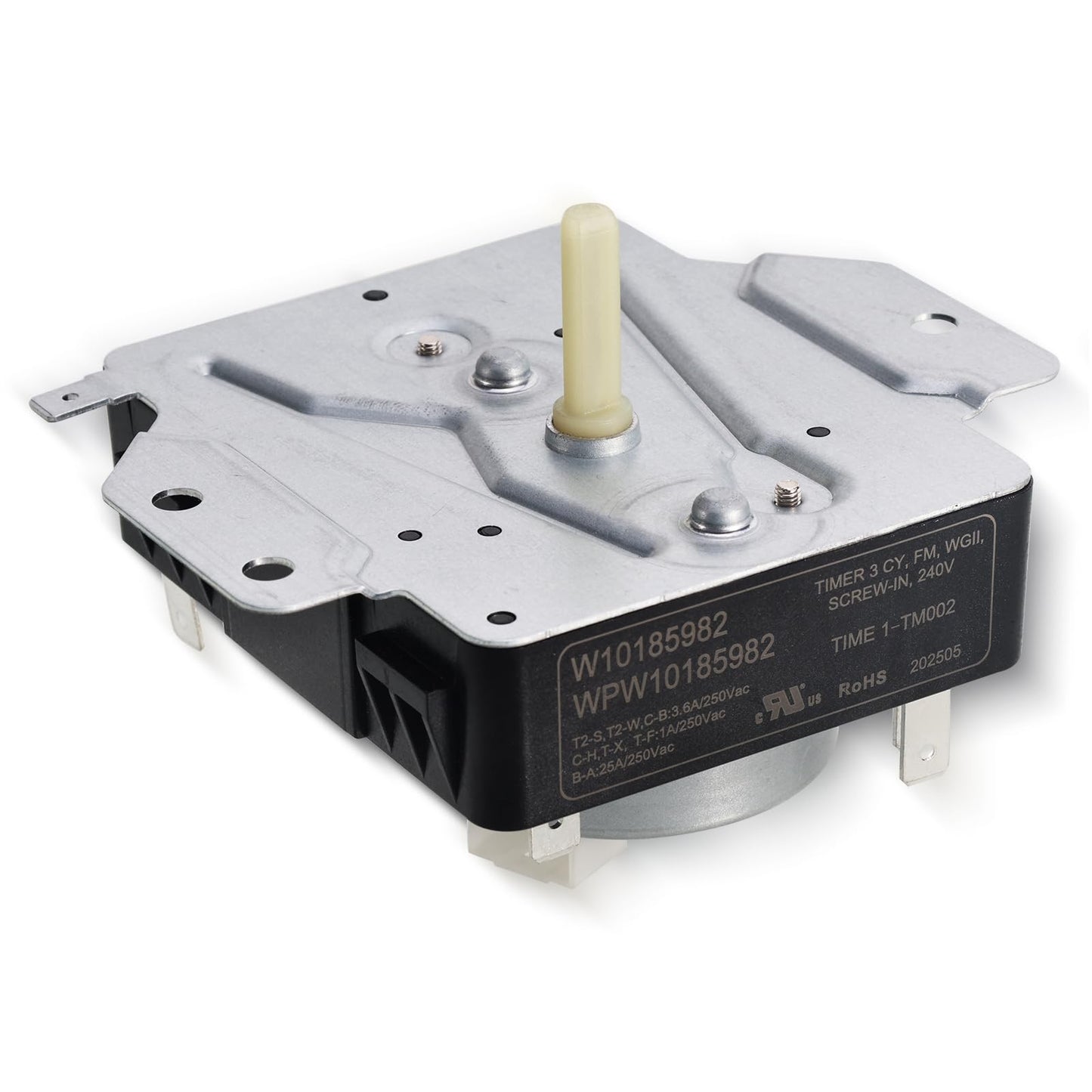 Lovgedr W10185982 WPW10185982 Dryer Timer Replacement, Genuine OEM Quality, Replaces 418-618-20-B5, AP6016541, PS11749831, 1546812, Fits Whirlpool, Maytag, Kenmore, Crosley Dryers, 2-Year Warranty