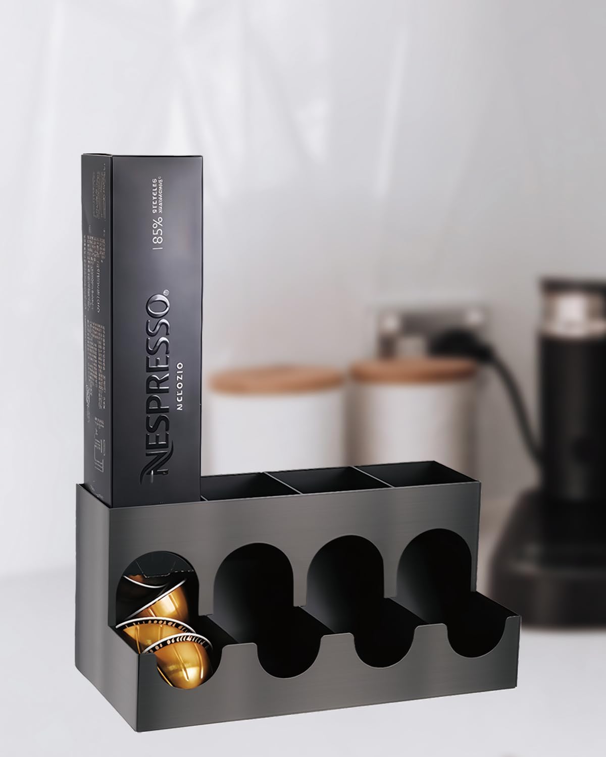 YQDHYLYH Nespresso Vertuo Pod Dispenser,Nespresso Pods Holder, Dispenses 4 Coffee Flavors (40 Vertuo Capsules),Nespresso Vertuo Pod Holder, Nespresso Pod Holder for Coffee Capsules（Holder only）
