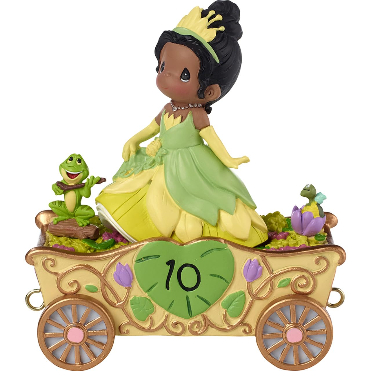 Precious Moments Disney Princess Tiana Figurine, 10th Birthday Collectible Gift for Girls, 193451