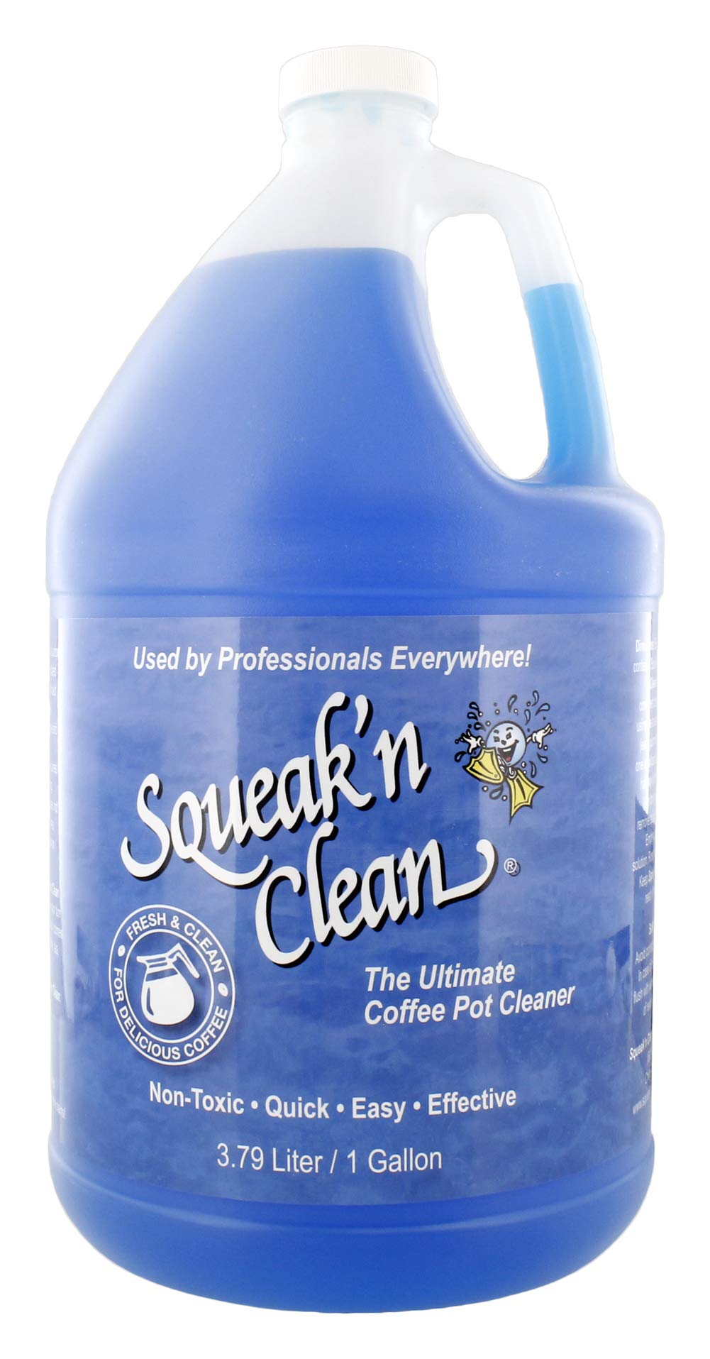 Concentrated Coffee Pot Cleaner/Food and Beverage Stain Remover - Over 20 Uses Per Bottle - Made in the USA, 1 Gallon