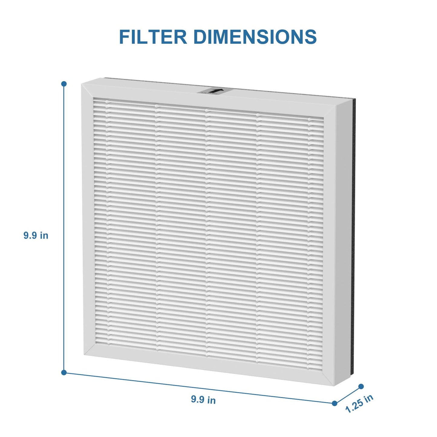 2 Pack AH300 True HEPA Air Filter Replacement Compatible with BONECO H300 H400 Hybrid Humidifier and Air Cleaner Purifier Filter