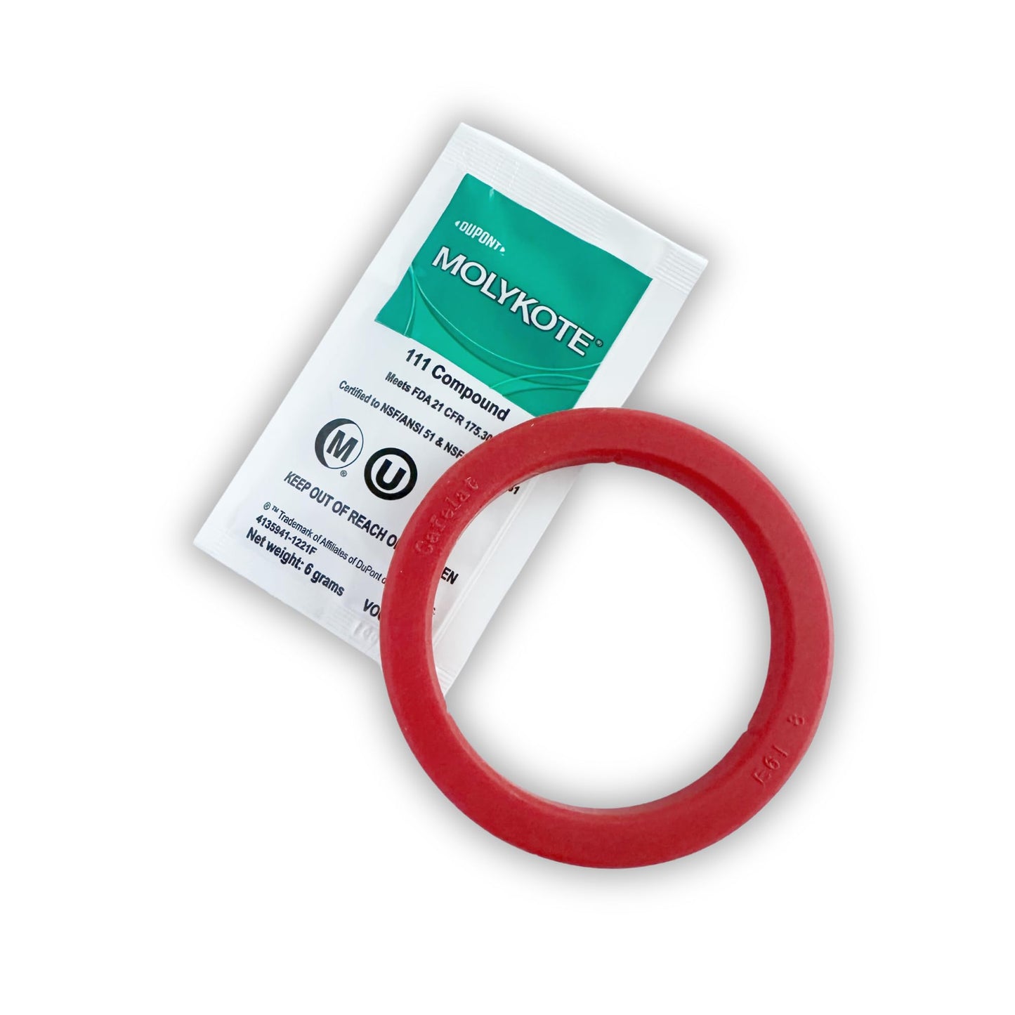 IMS Precision Shower Screen for E61 Espresso Machines by E&B, Lab E61200RNT. Nanotech, Reinforced. Includes Cafelat Gasket 8mm, Silicone Grease, Paper Shim