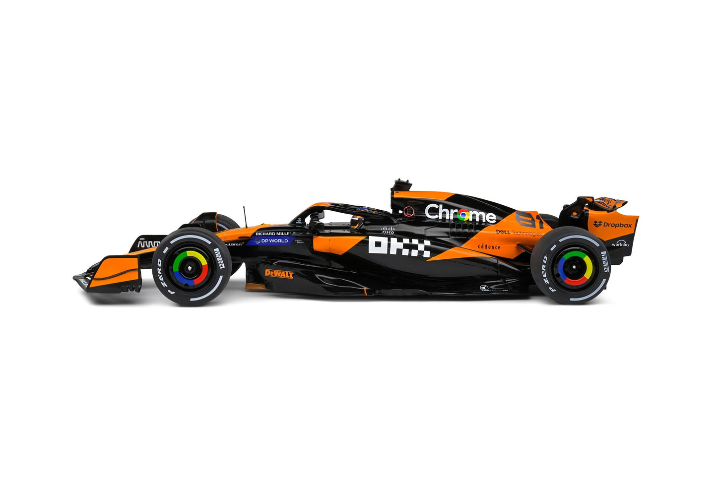 - Model Car Compatible with MCLAREN F1 Team MCL38 Orange O.PIASTRI Australia 2024-1:18 Solido - 1814202
