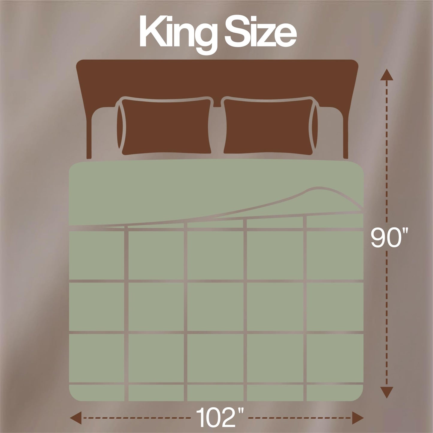 Utopia Bedding King Comforter Duvet Insert, Quilted Sage Green Comforter with Corner Tabs, Box Stitched Down Alternative Comforters King Size 90 x 102 inches