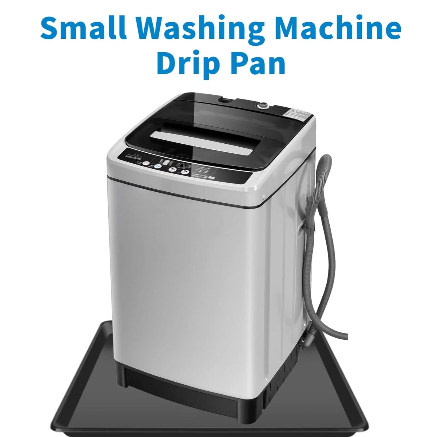 22'' x 21'' Mini Fridge Drip Pan, Large Drip Tray, Portable AC Drip Pan, Under Washer Pan, Dishwasher Pan, Oil Drain Pans for Changing Oil(2 PCS)