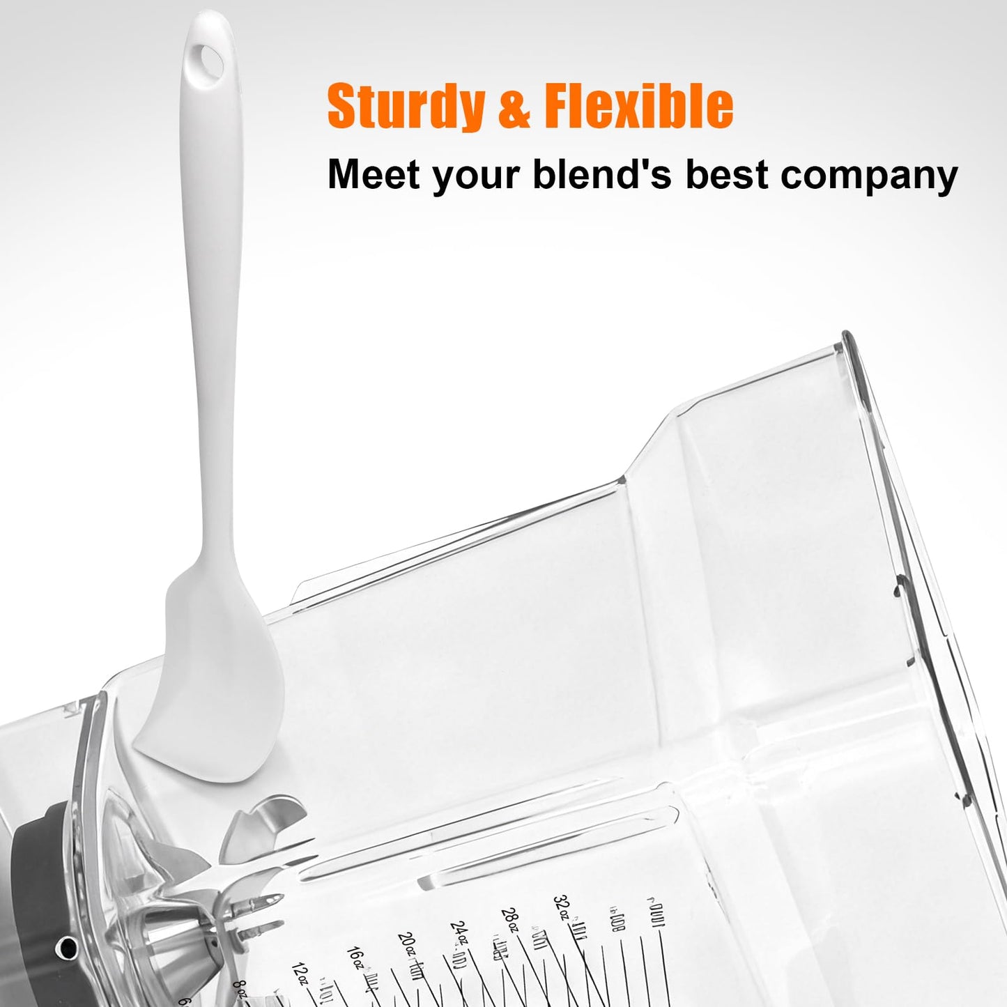 75 oz Blender Jar for Blendtec Four-sided Blender Pitcher Replacement Fits for Blendtec Blenders All Models - 32 oz Blending Capacity | Single Stainless Blade